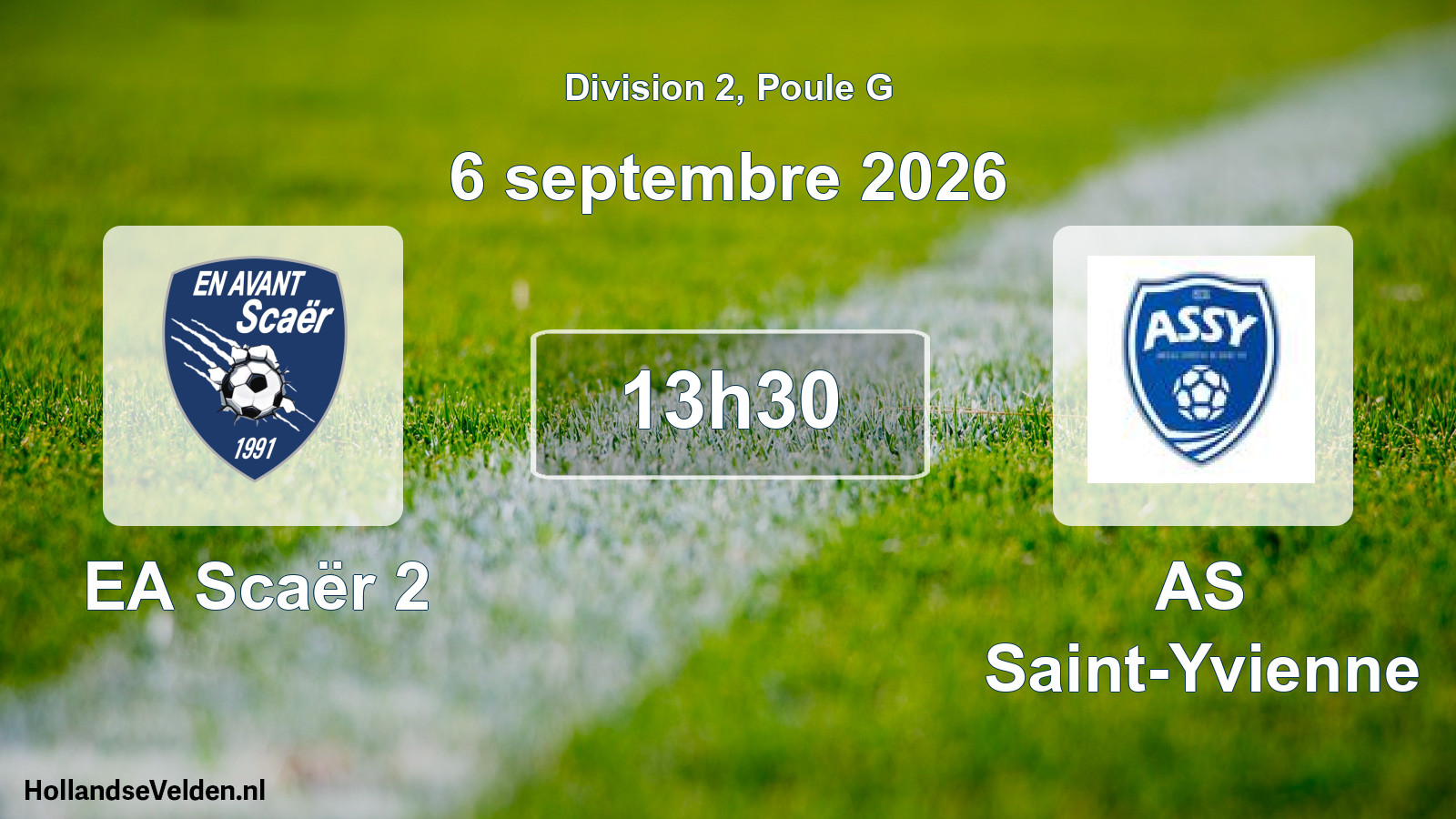 Scheduled Match: EA Scaër 2 - AS Saint-Yvienne (6 September 2026)