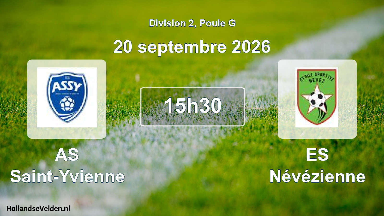 Geplande wedstrijd: AS Saint-Yvienne - ES Névézienne (20 september 2026)