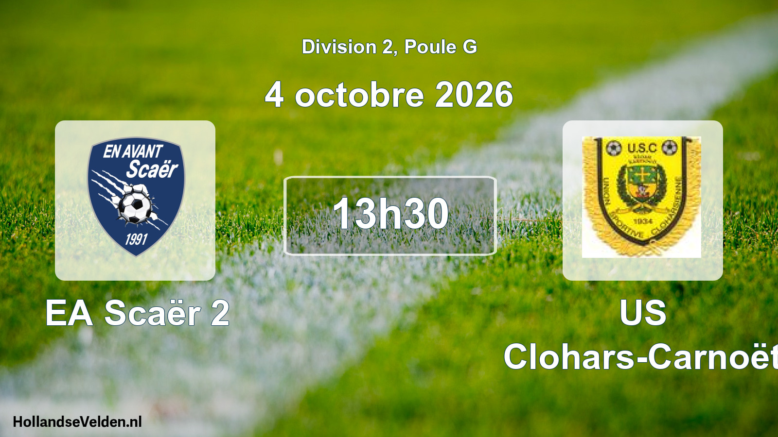 Scheduled Match: EA Scaër 2 - US Clohars-Carnoët (4 October 2026)