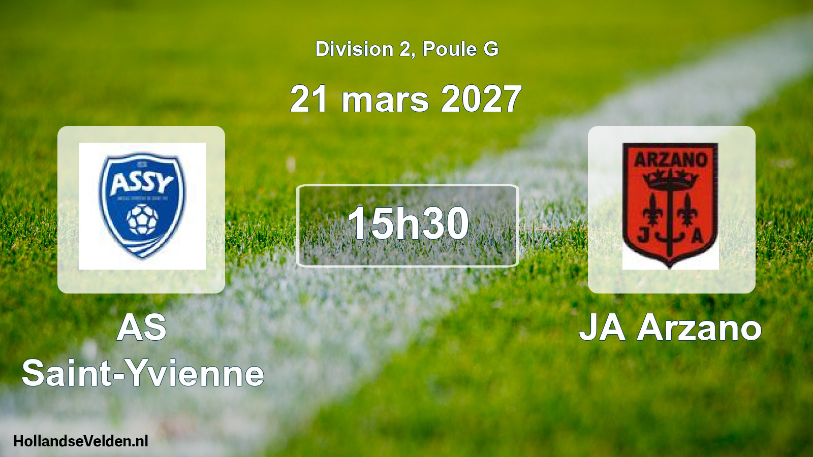 Scheduled Match: AS Saint-Yvienne - JA Arzano (21 March 2027)