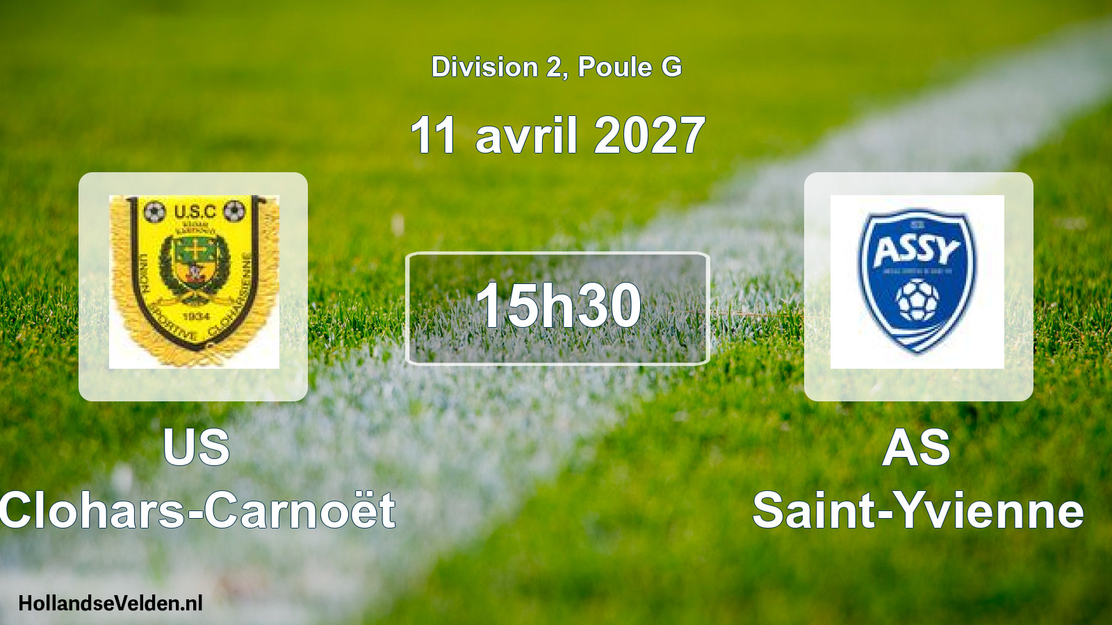 Scheduled Match: US Clohars-Carnoët - AS Saint-Yvienne (11 April 2027)