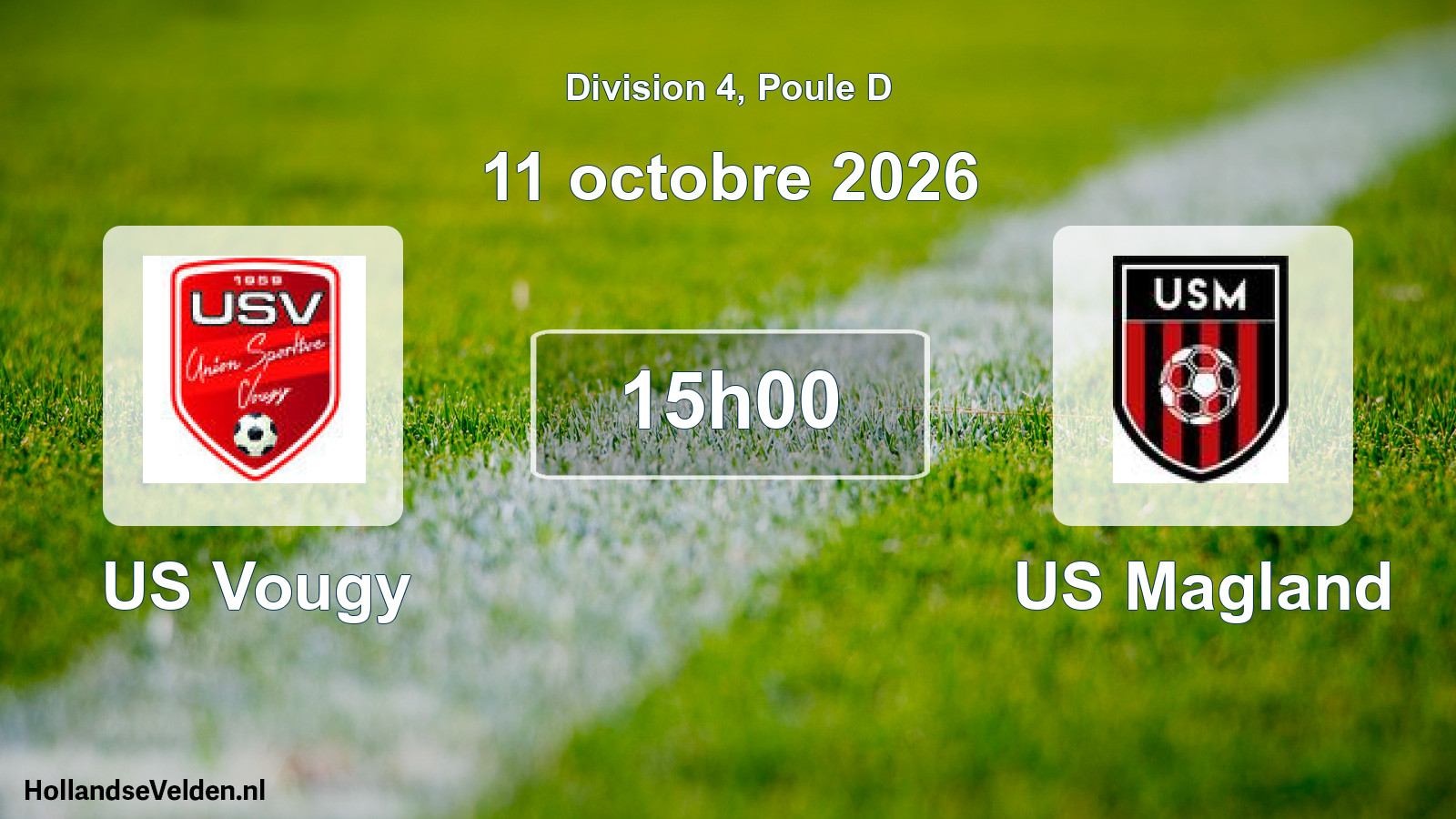 Scheduled Match: US Vougy - US Magland (11 October 2026)