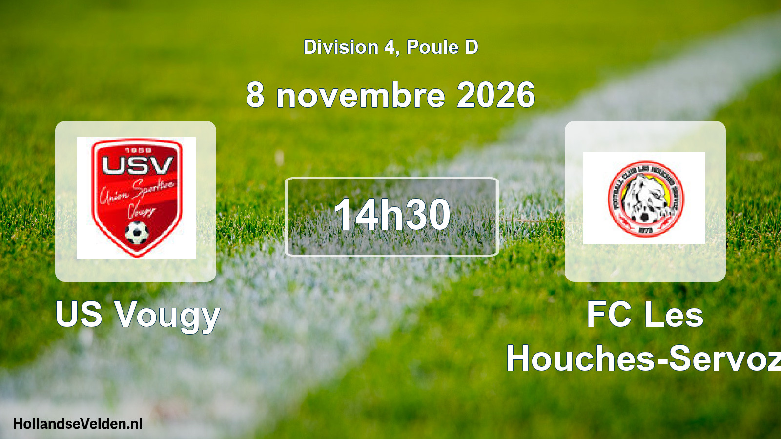 Scheduled Match: US Vougy - FC Les Houches-Servoz (8 November 2026)