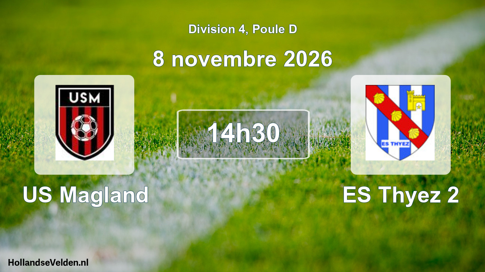 Scheduled Match: US Magland - ES Thyez 2 (8 November 2026)