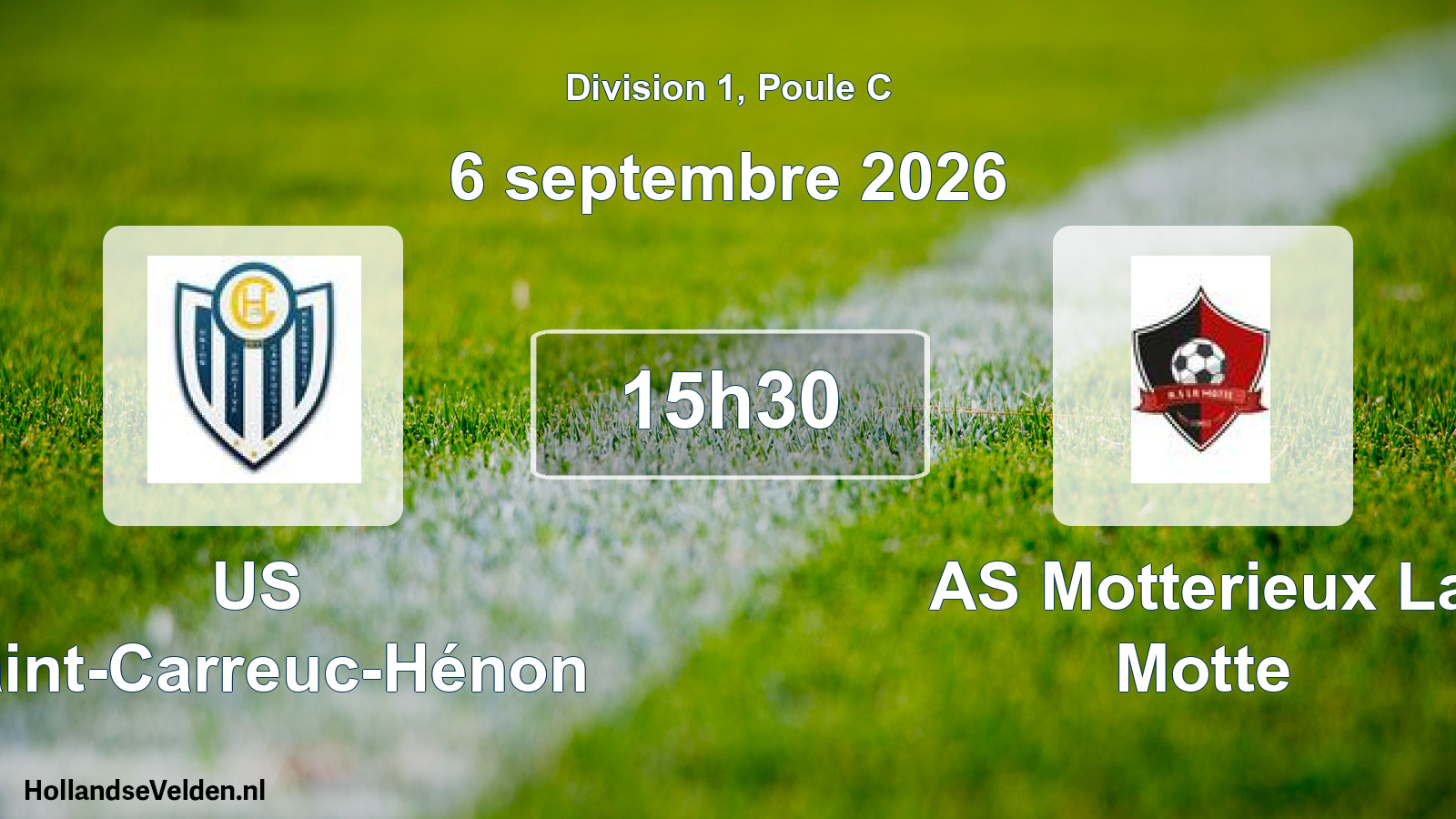 Scheduled Match: US Saint-Carreuc-Hénon - AS Motterieux La Motte (6 September 2026)