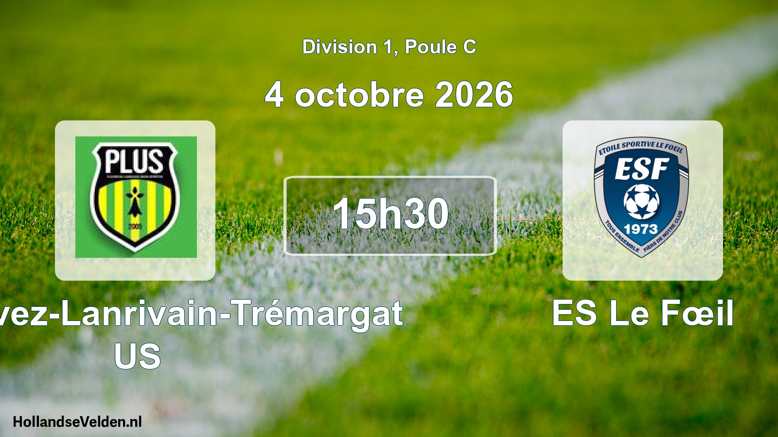 Match programmé: Plounévez-Lanrivain-Trémargat US - ES Le Fœil (4 octobre 2026)