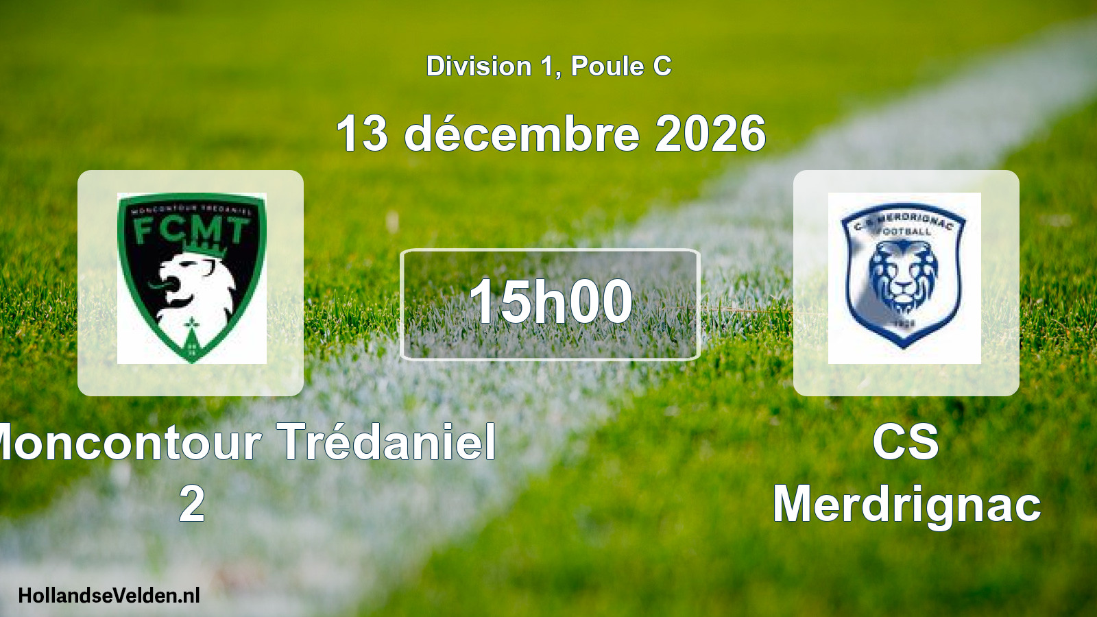 Match programmé: FC Moncontour Trédaniel 2 - CS Merdrignac (13 décembre 2026)