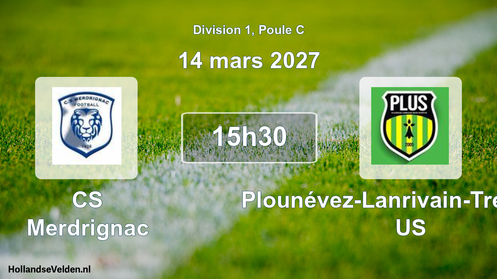 Match programmé: CS Merdrignac - Plounévez-Lanrivain-Trémargat US (14 mars 2027)
