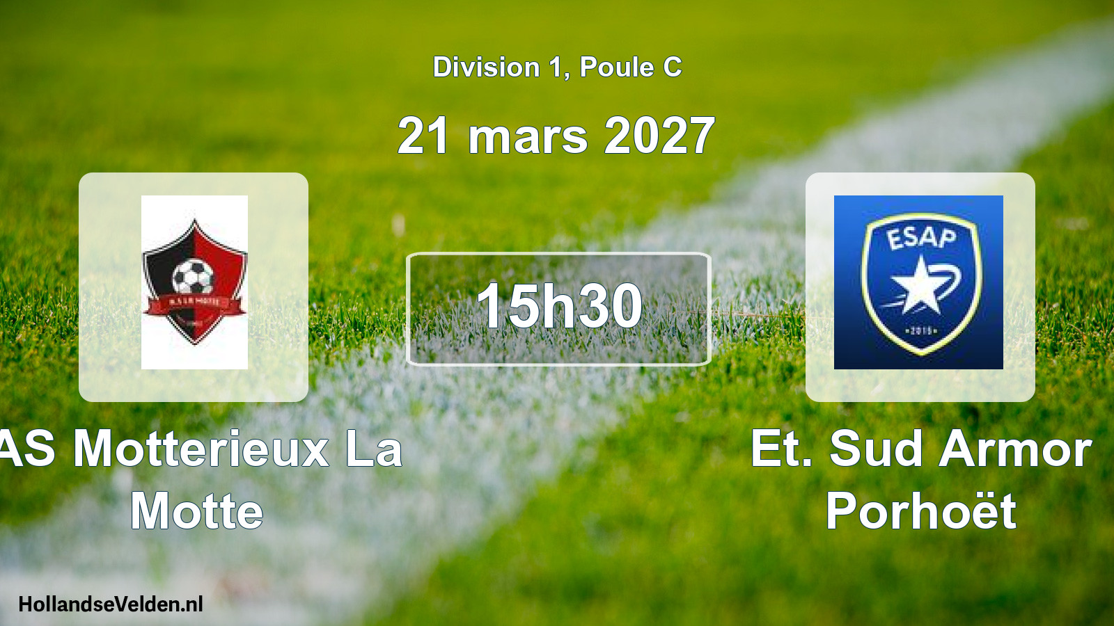 Scheduled Match: AS Motterieux La Motte - Et. Sud Armor Porhoët (21 March 2027)