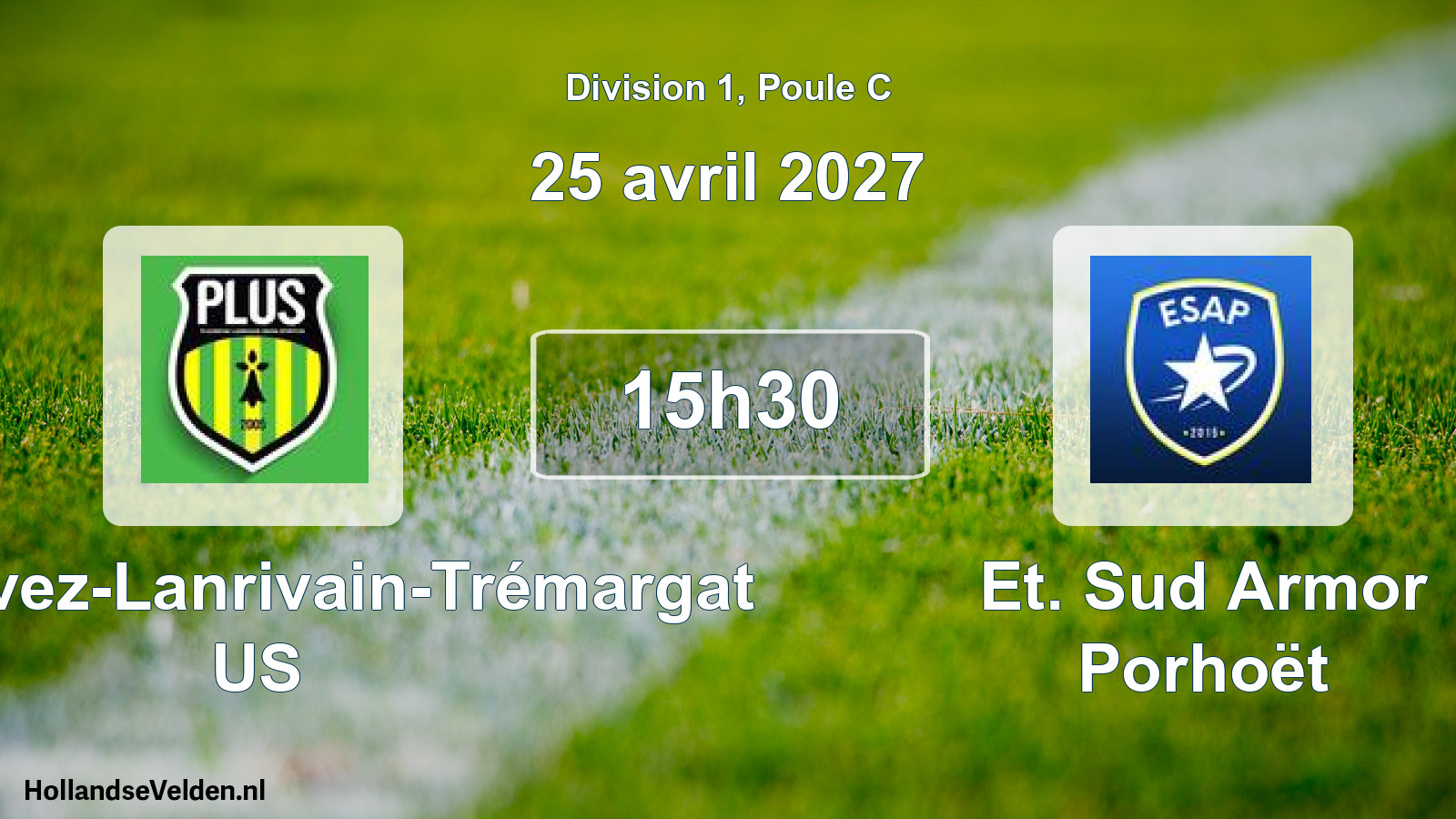 Scheduled Match: Plounévez-Lanrivain-Trémargat US - Et. Sud Armor Porhoët (25 April 2027)