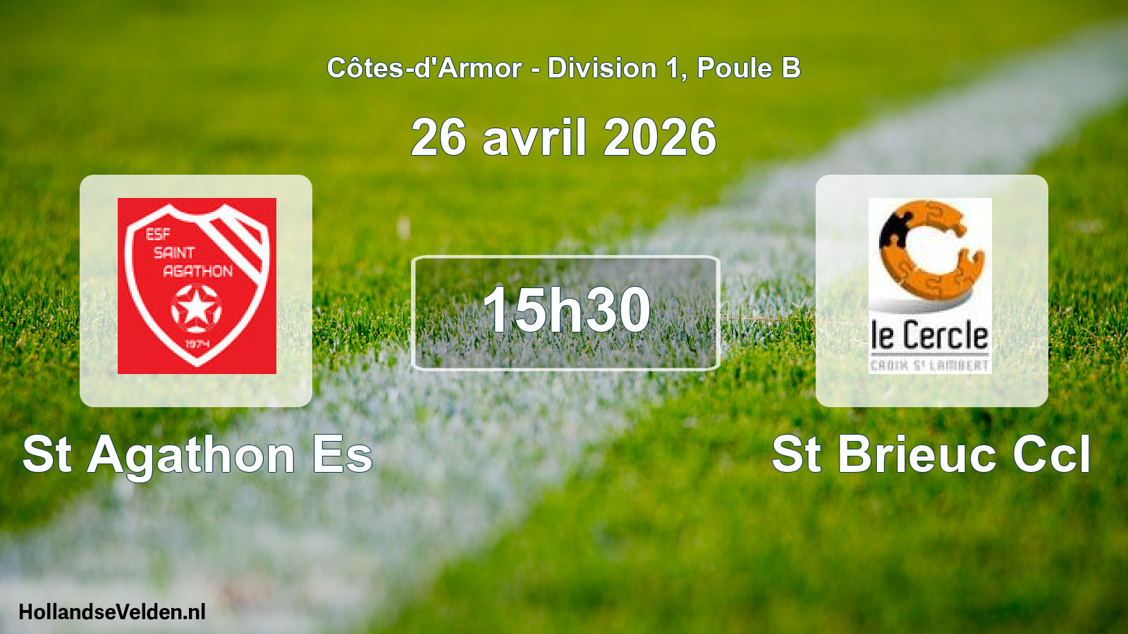 Scheduled Match: St Agathon Es - St Brieuc Ccl (26 April 2026)