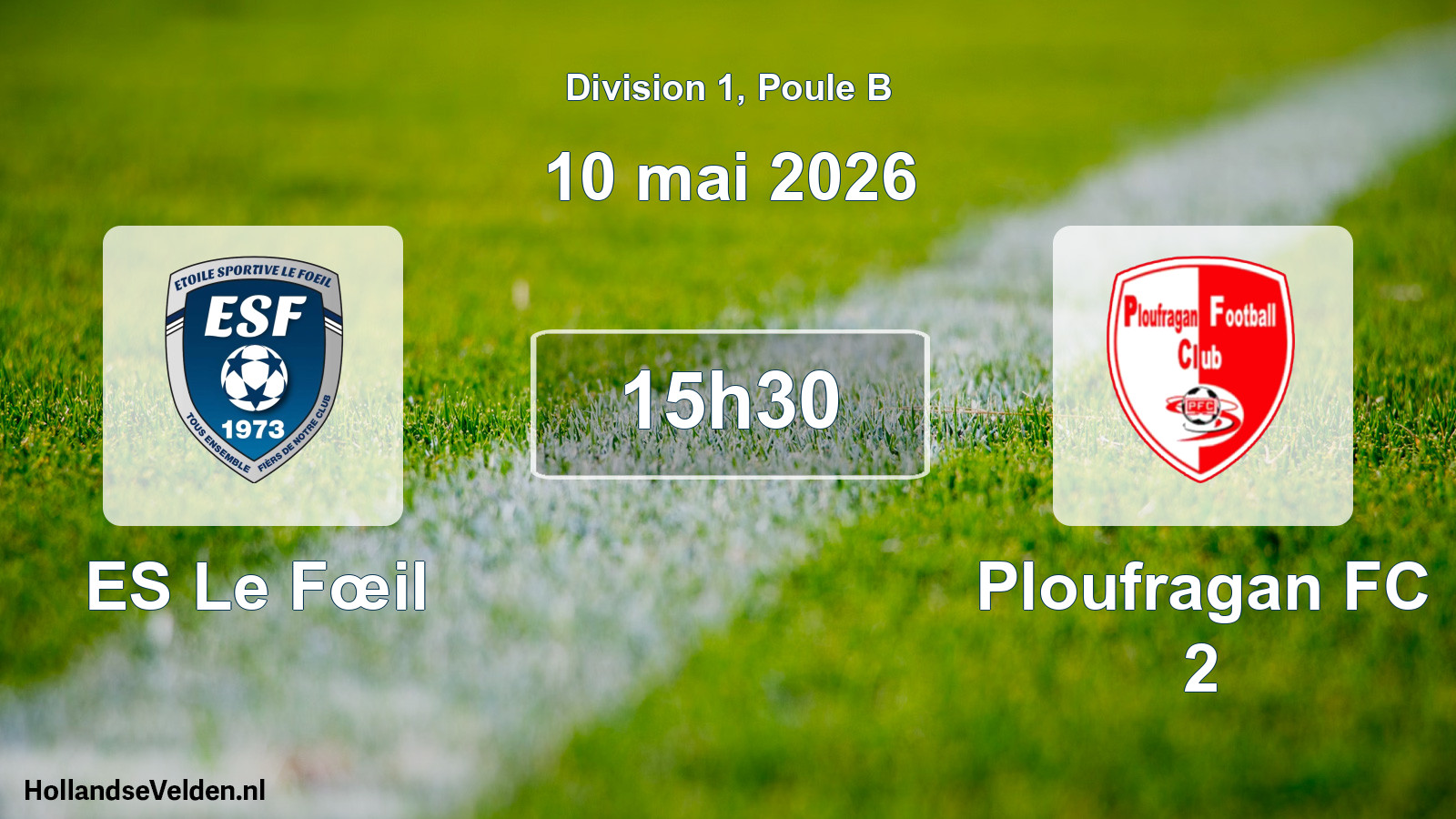 Match programmé: ES Le Fœil - Ploufragan FC 2 (10 mai 2026)