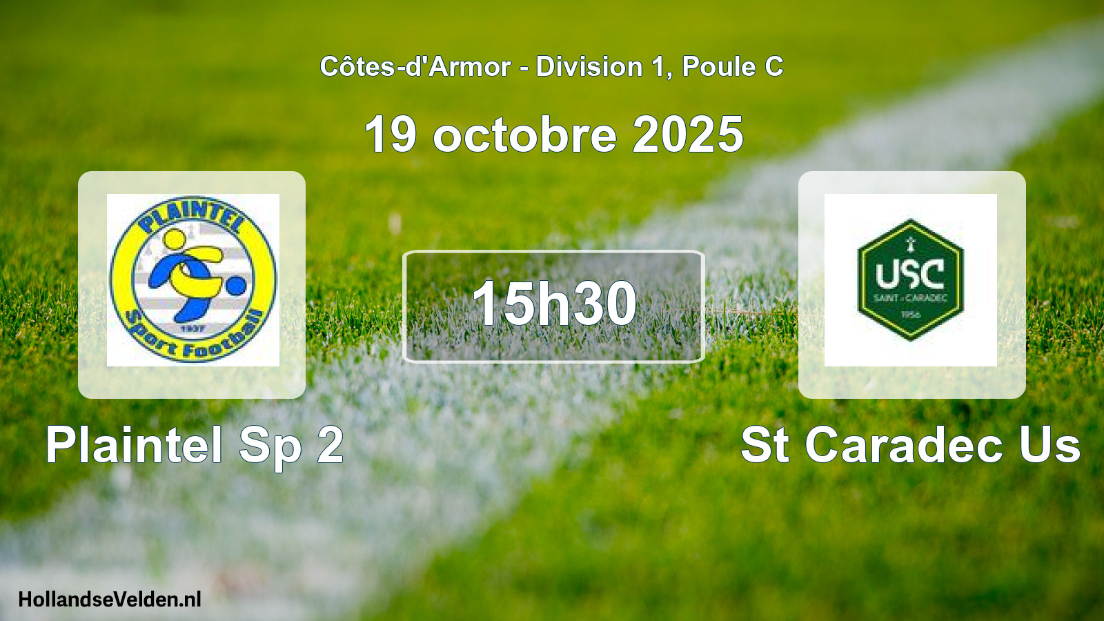 Scheduled Match: Plaintel Sp 2 - St Caradec Us (19 October 2025)