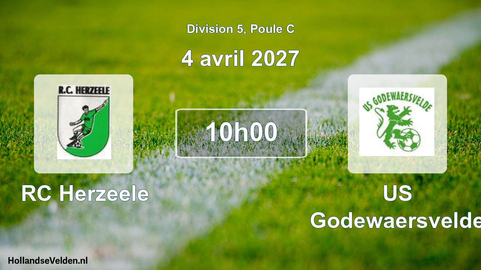Geplande wedstrijd: RC Herzeele - US Godewaersvelde (4 april 2027)