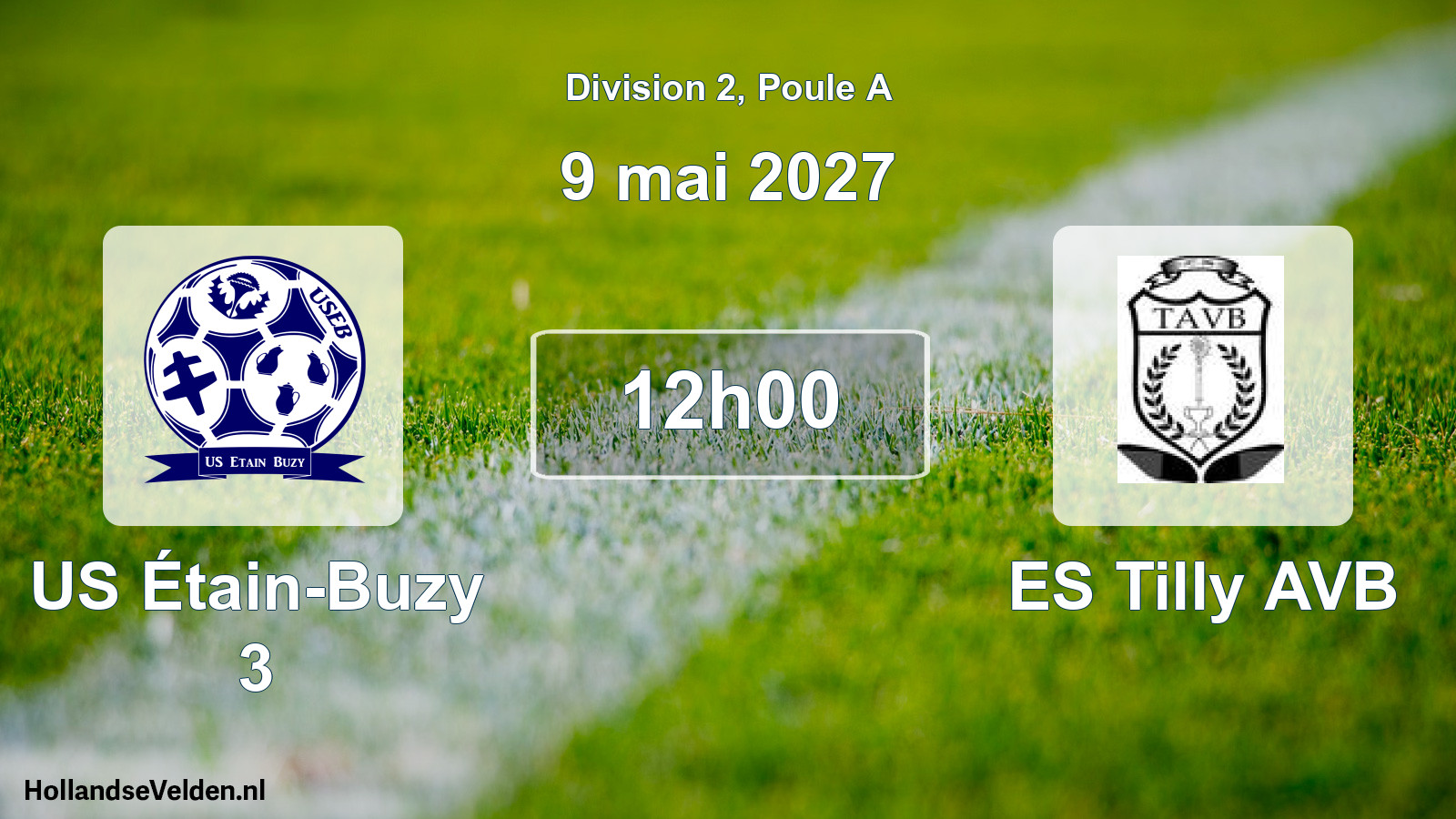 Match programmé: US Étain-Buzy 3 - ES Tilly AVB (9 mai 2027)