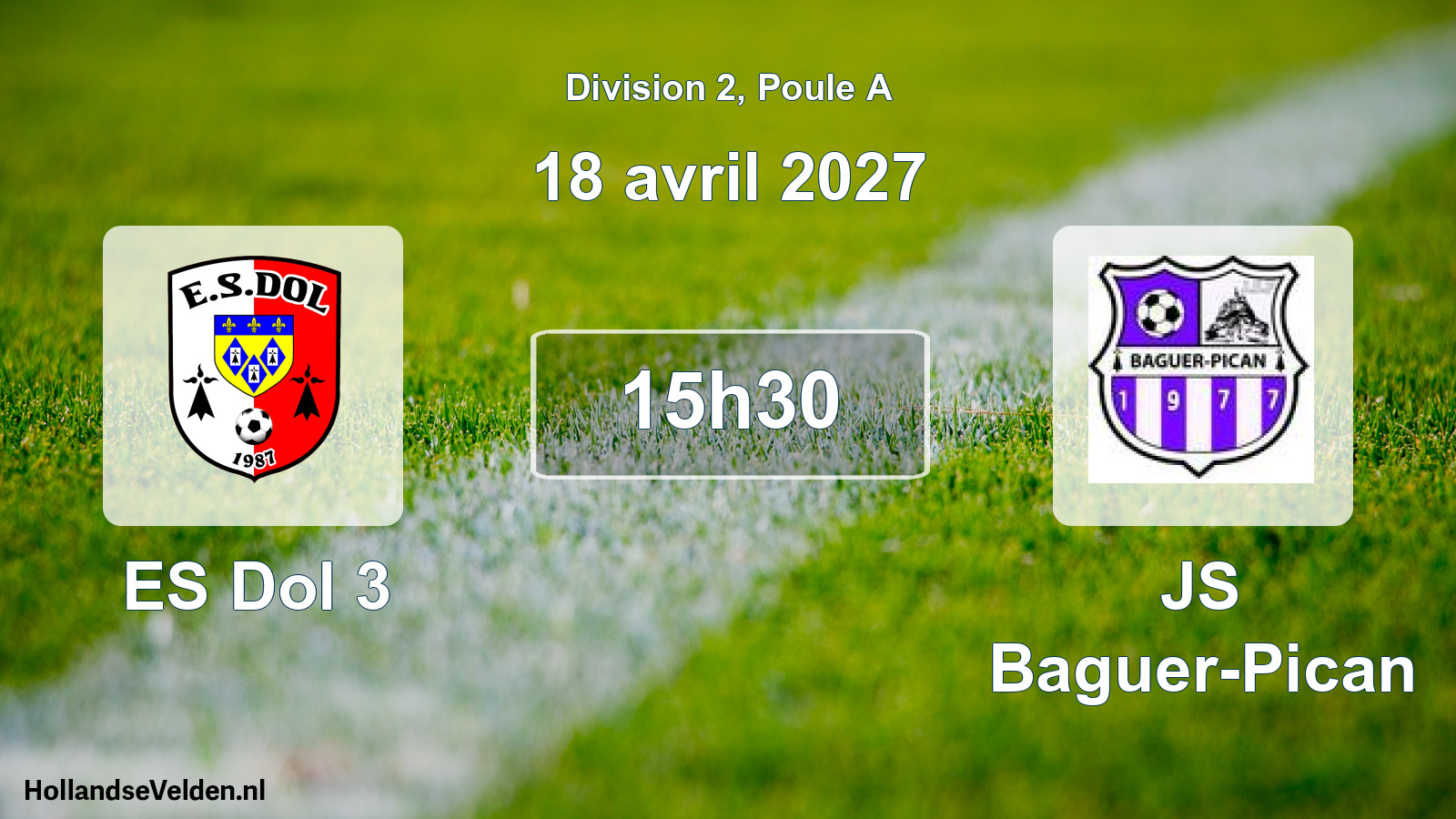 Match programmé: ES Dol 3 - JS Baguer-Pican (18 avril 2027)