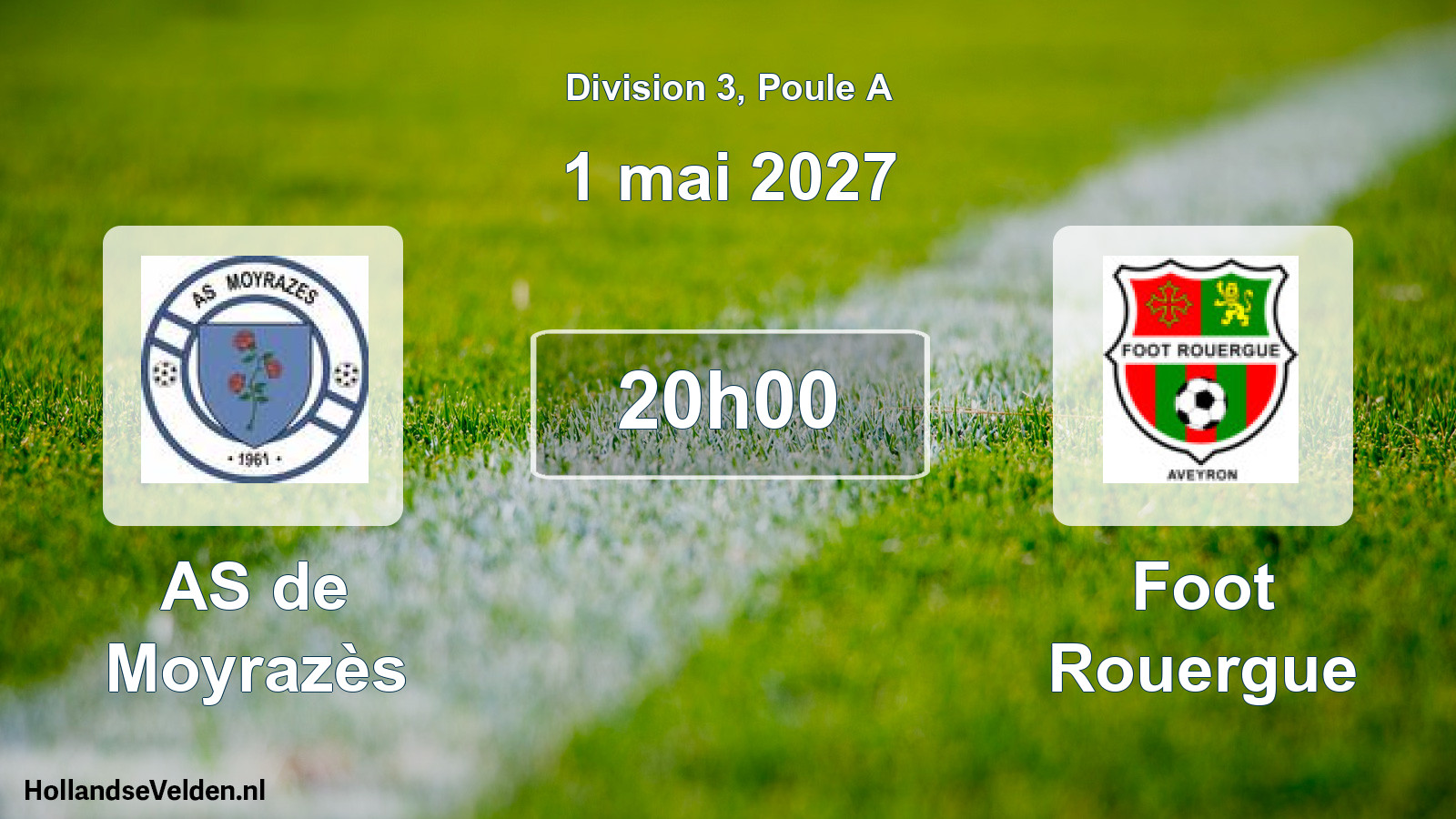 Match programmé: AS de Moyrazès - Foot Rouergue (1 mai 2027)
