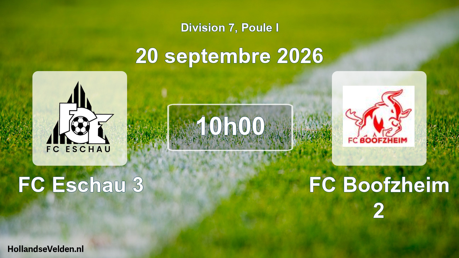 Scheduled Match: FC Eschau 3 - FC Boofzheim 2 (20 September 2026)