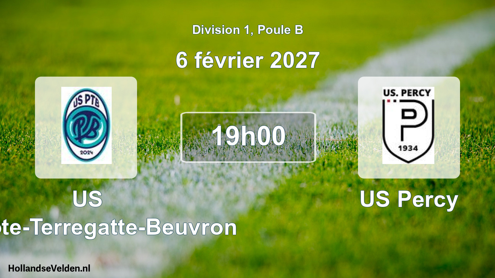 Match programmé: US Patriote-Terregatte-Beuvron - US Percy (6 février 2027)
