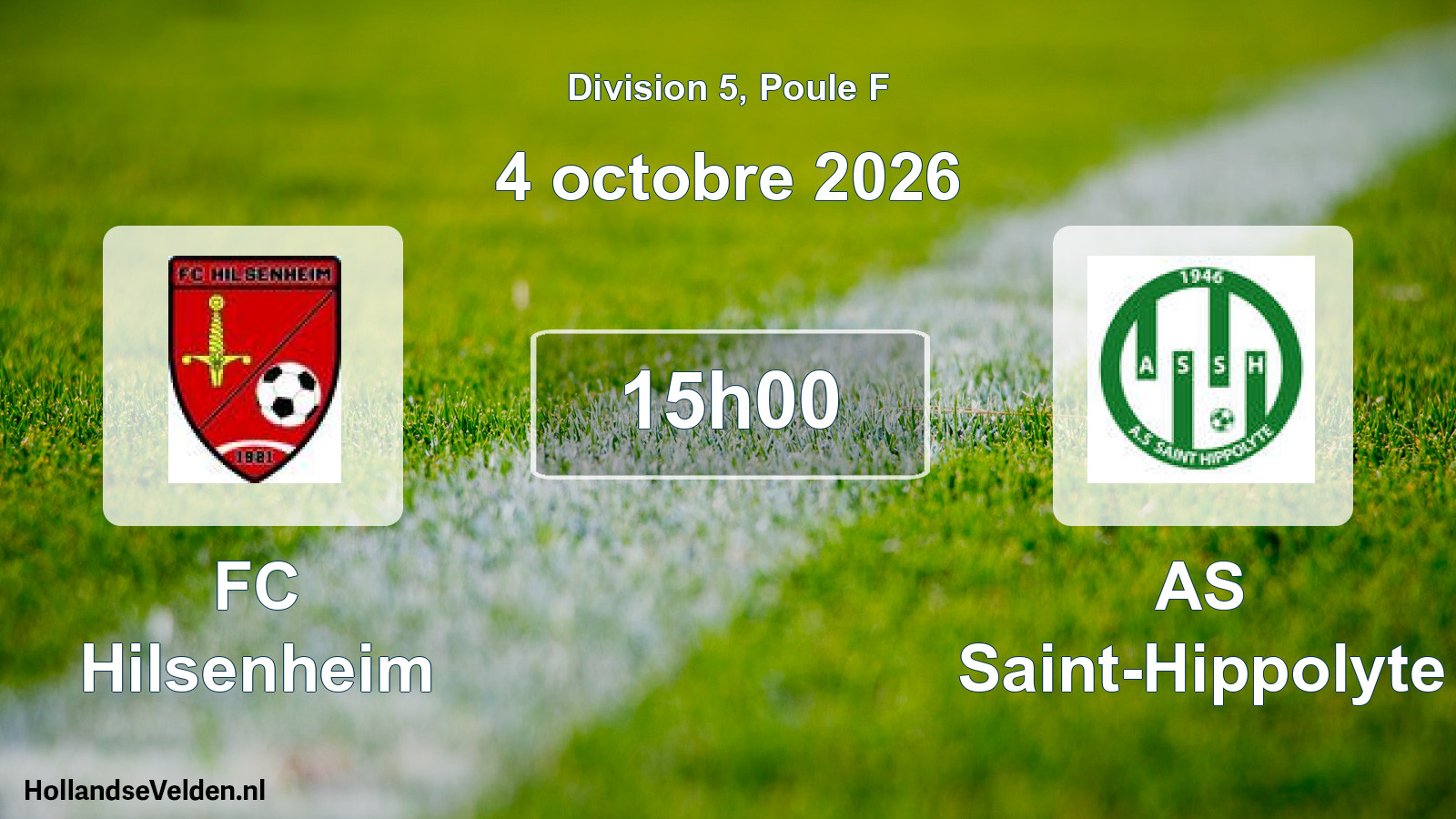 Scheduled Match: FC Hilsenheim - AS Saint-Hippolyte (4 October 2026)