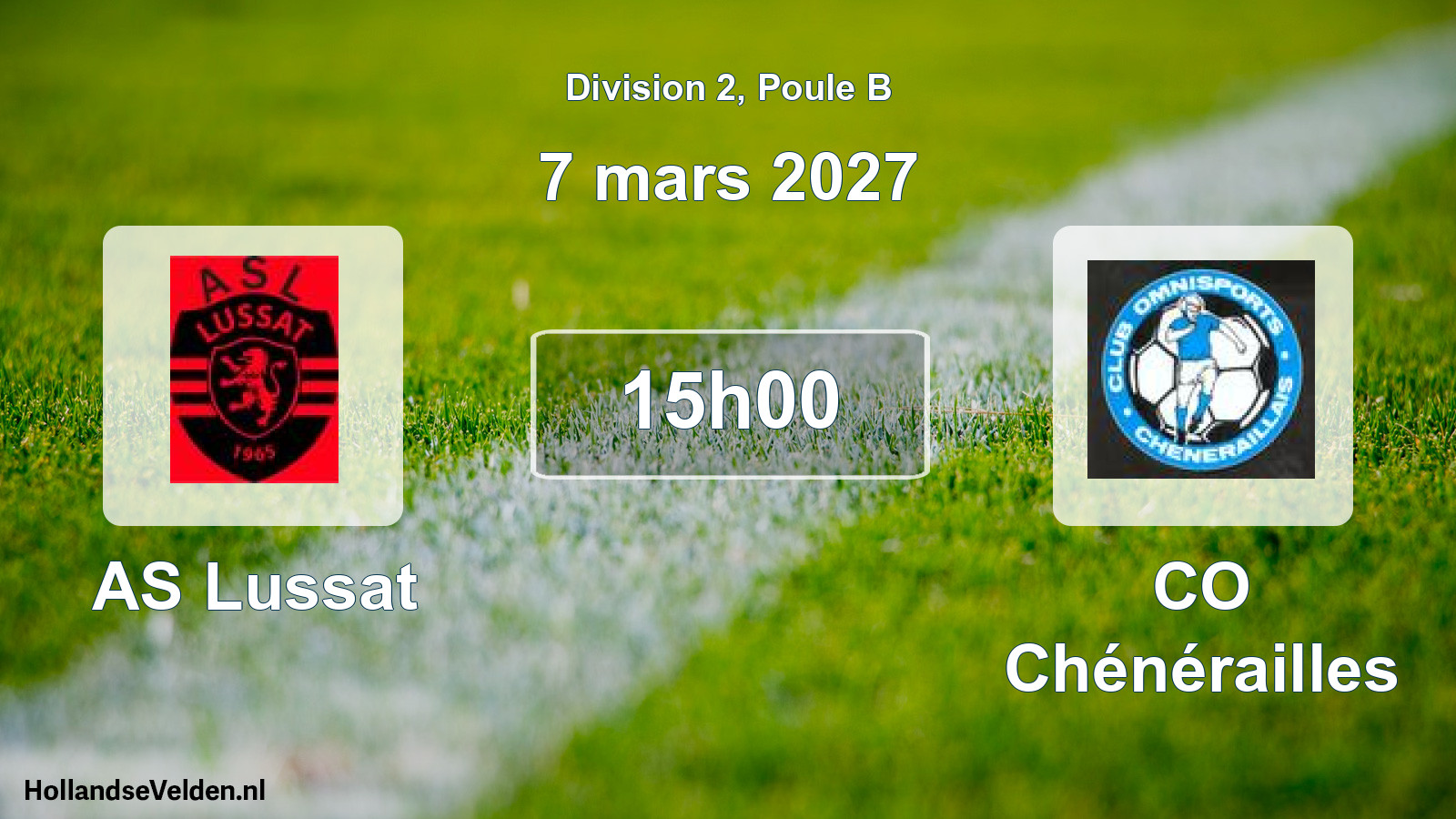 Scheduled Match: AS Lussat - CO Chénérailles (7 March 2027)