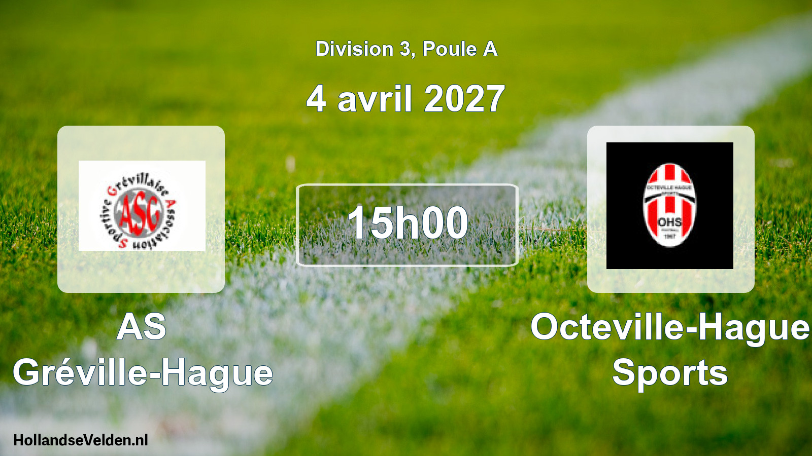Match programmé: AS Gréville-Hague - Octeville-Hague Sports (4 avril 2027)