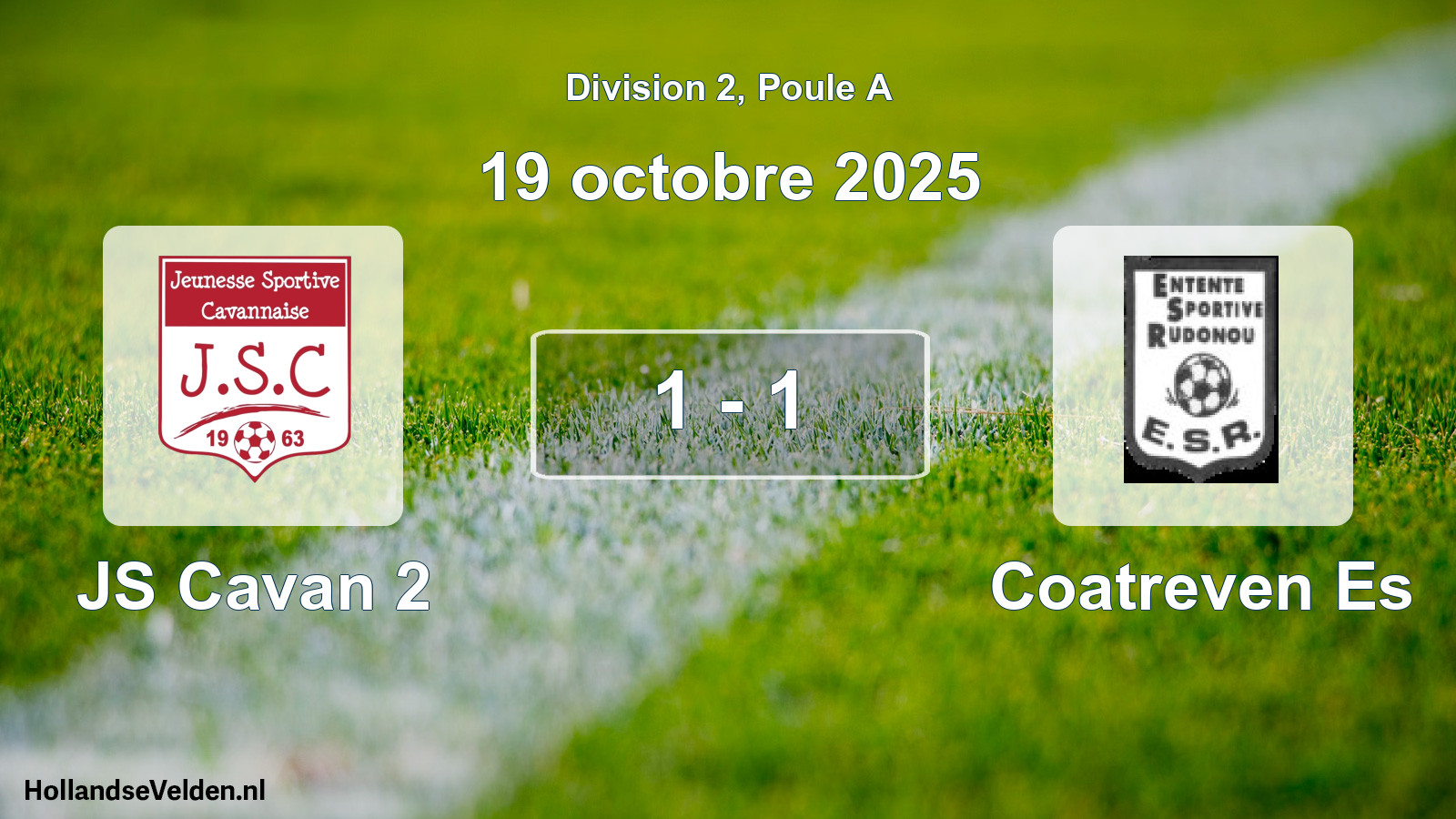 Total number of matches played: JS Cavan 2 - Coatreven Es 1 - 1 (19 October 2025)