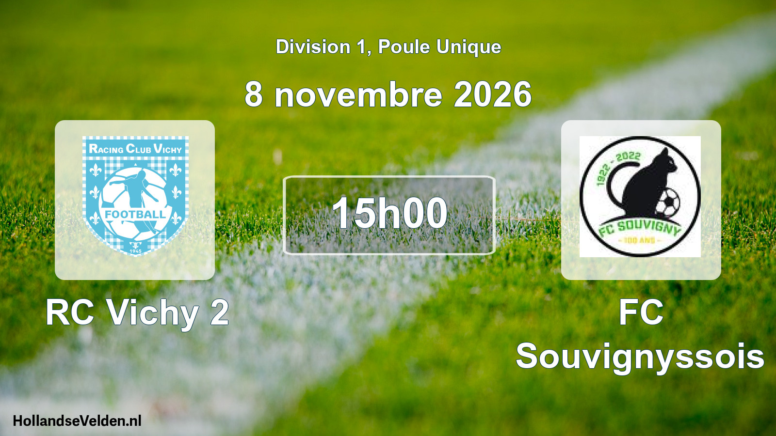 Scheduled Match: RC Vichy 2 - FC Souvignyssois (8 November 2026)