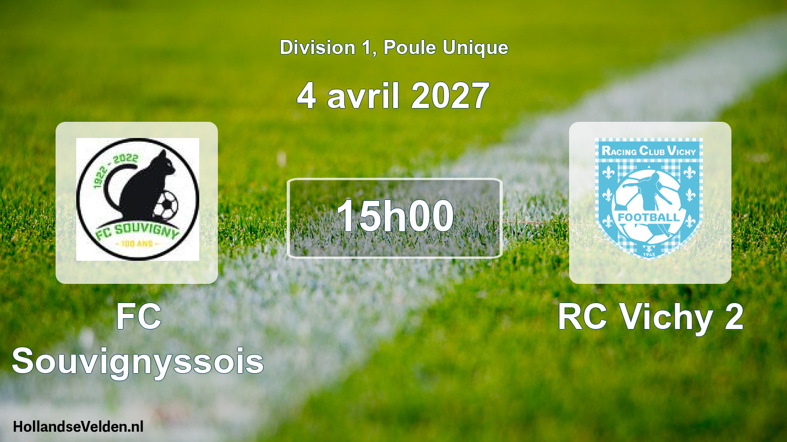 Scheduled Match: FC Souvignyssois - RC Vichy 2 (4 April 2027)