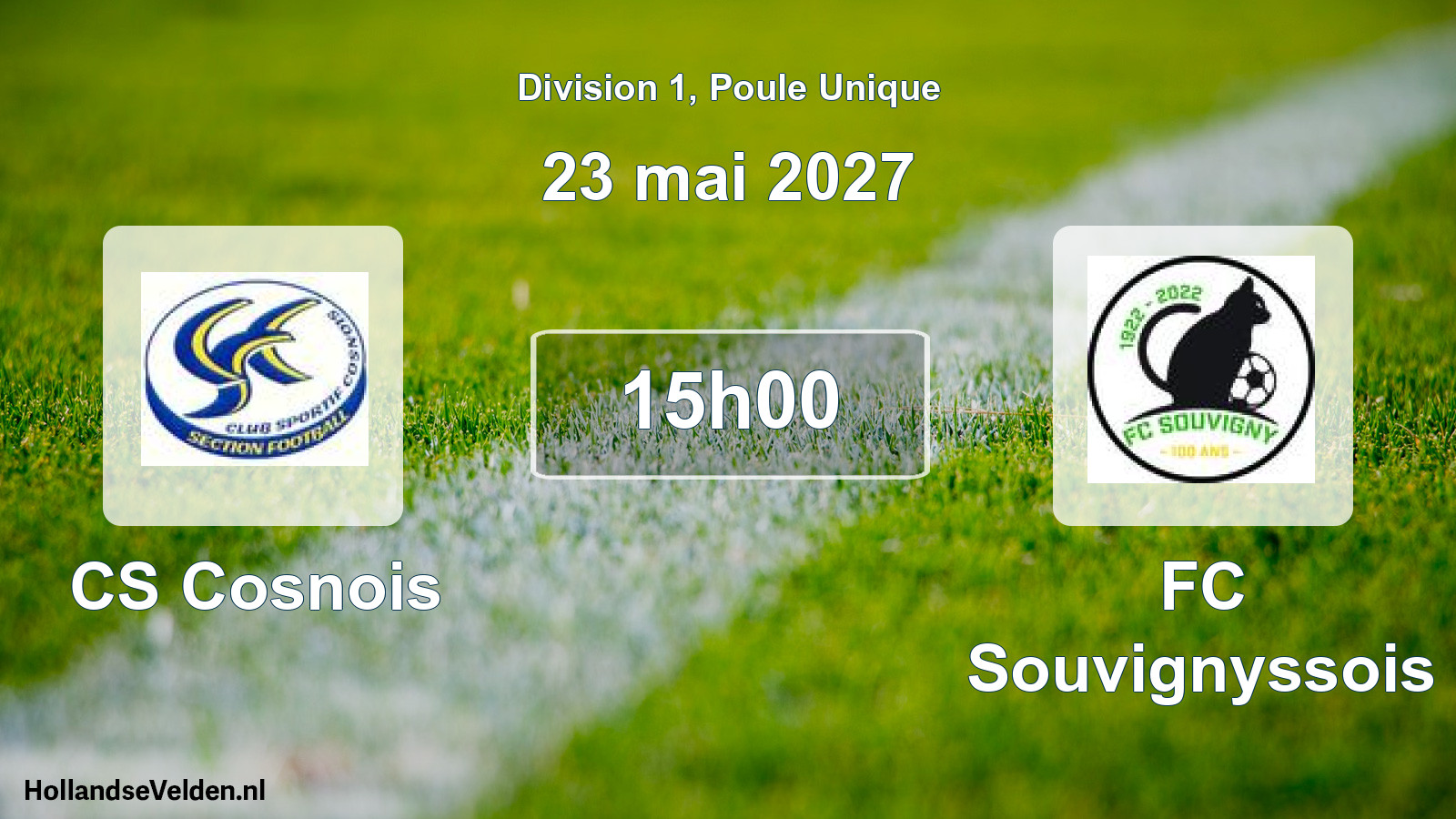 Scheduled Match: CS Cosnois - FC Souvignyssois (23 May 2027)