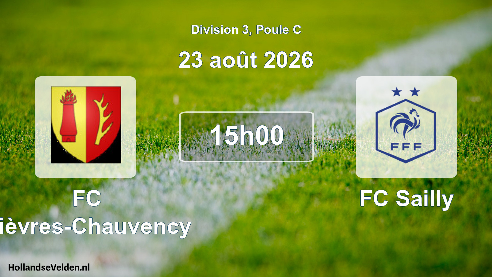 Total number of matches played: FC Bièvres-Chauvency - FC Sailly 1 - 1 (23 August 2026)