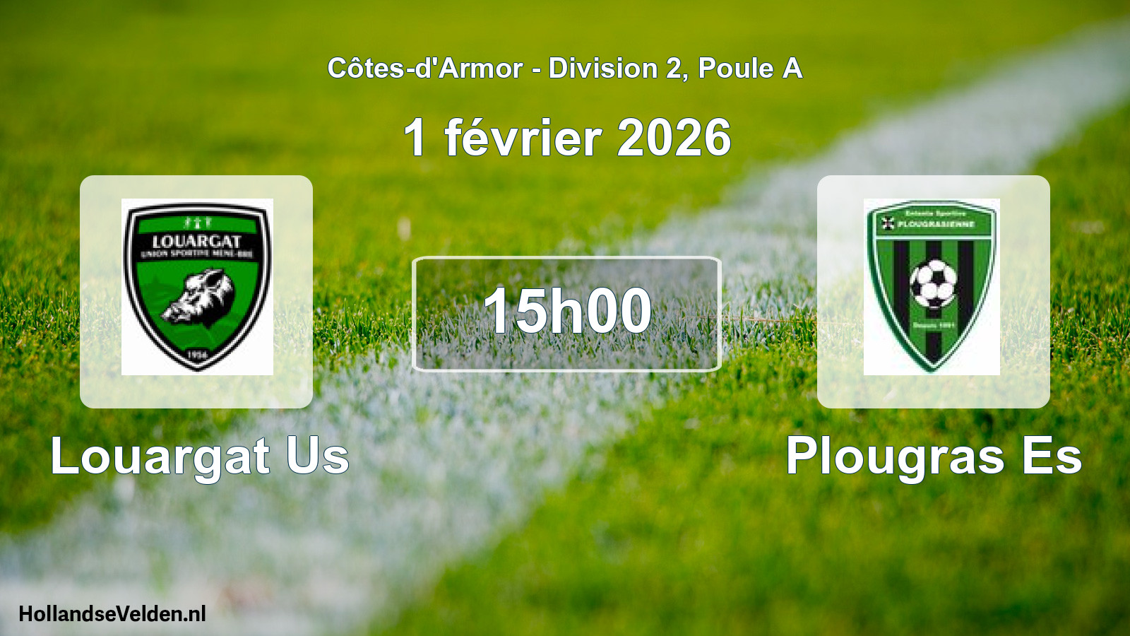 Scheduled Match: Louargat Us - Plougras Es (1 February 2026)