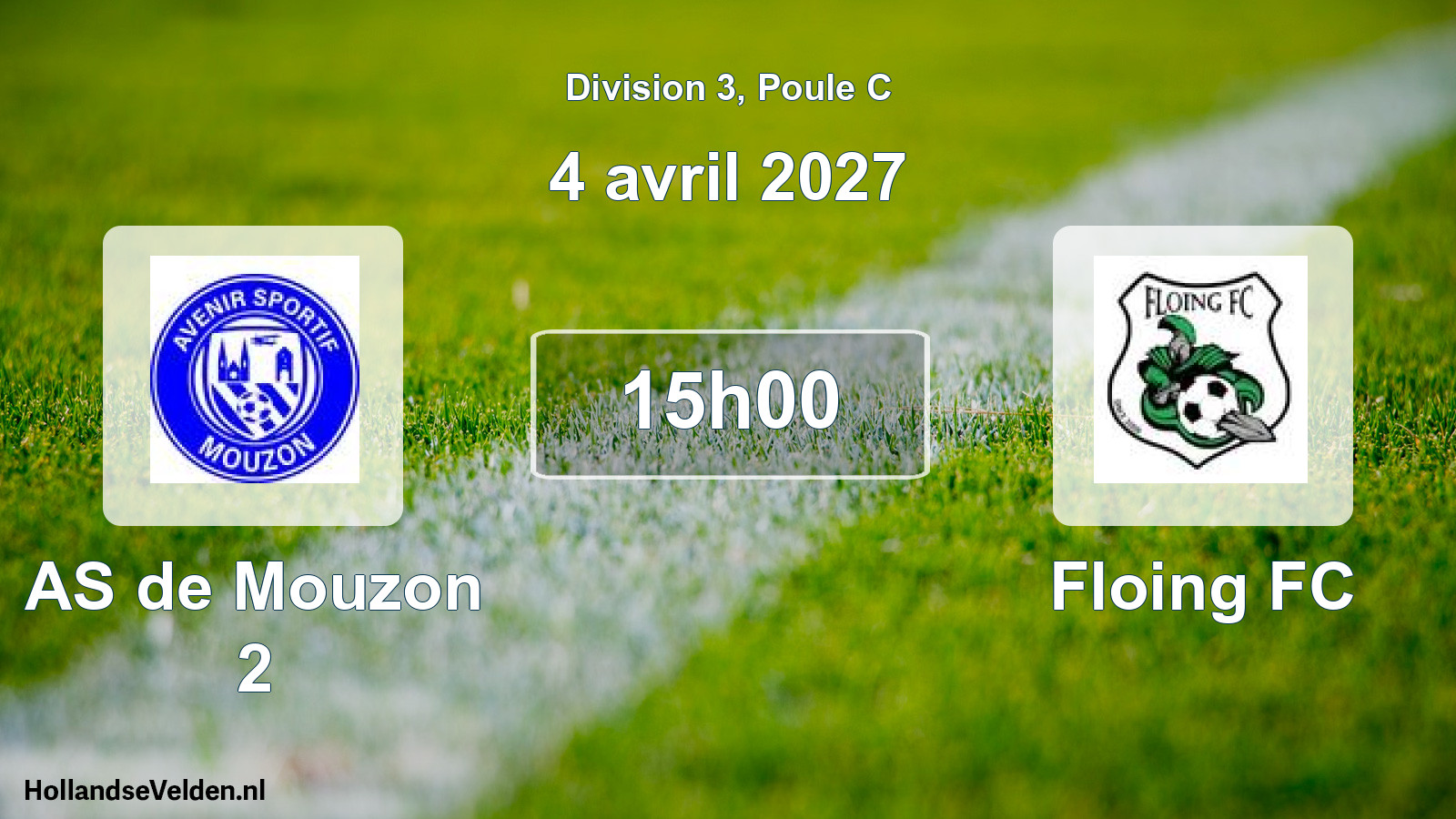 Match programmé: AS de Mouzon 2 - Floing FC (4 avril 2027)