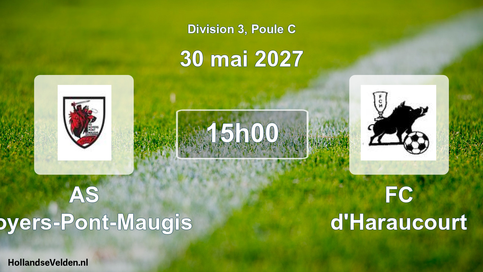 Match programmé: AS Noyers-Pont-Maugis - FC d'Haraucourt (30 mai 2027)