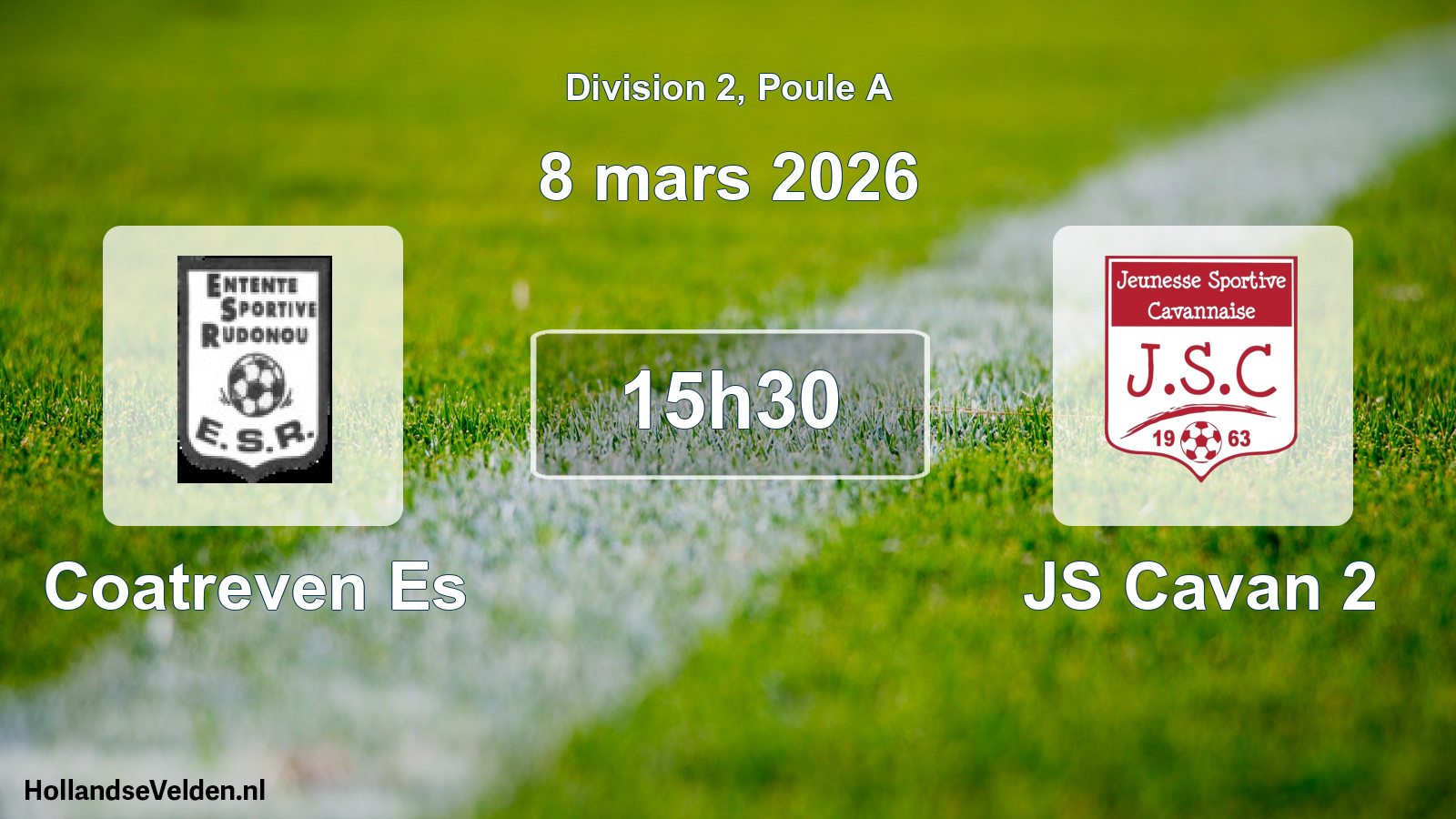 Scheduled Match: Coatreven Es - JS Cavan 2 (8 March 2026)