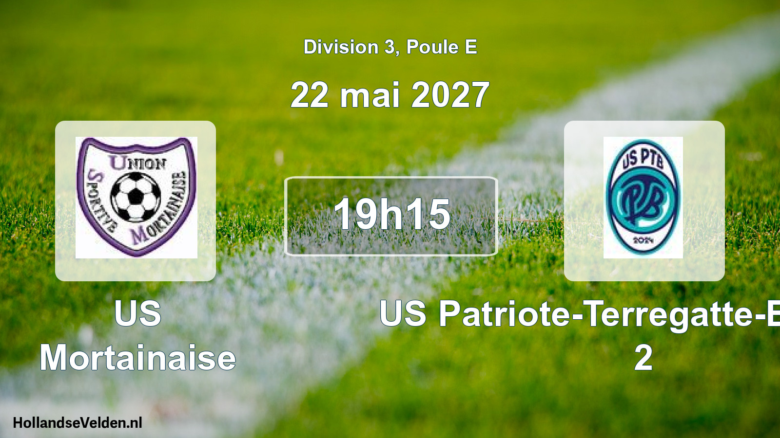 Scheduled Match: US Mortainaise - US Patriote-Terregatte-Beuvron 2 (22 May 2027)