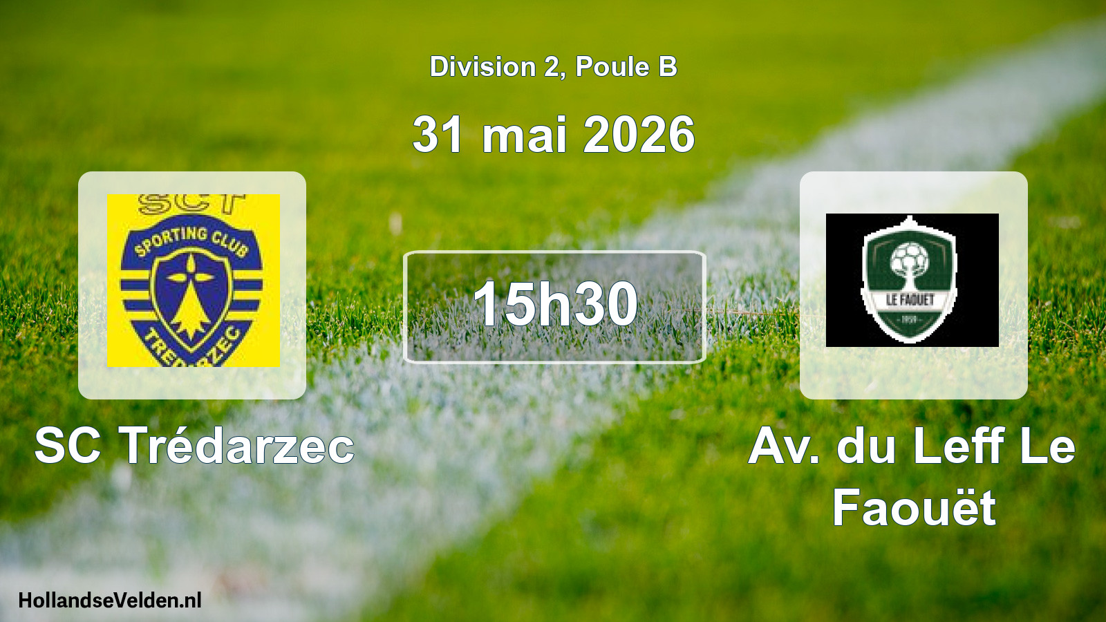 Geplande wedstrijd: SC Trédarzec - Av. du Leff Le Faouët (31 mei 2026)