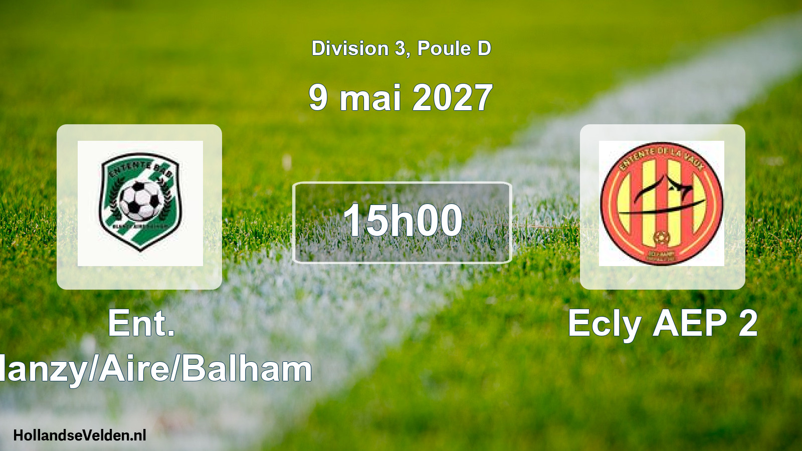 Match programmé: Ent. Blanzy/Aire/Balham - Ecly AEP 2 (9 mai 2027)
