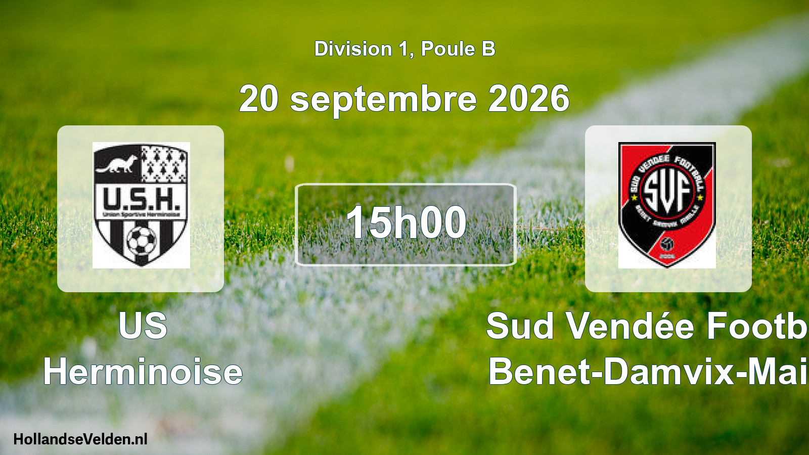Scheduled Match: US Herminoise - Sud Vendée Football Benet-Damvix-Maillé (20 September 2026)
