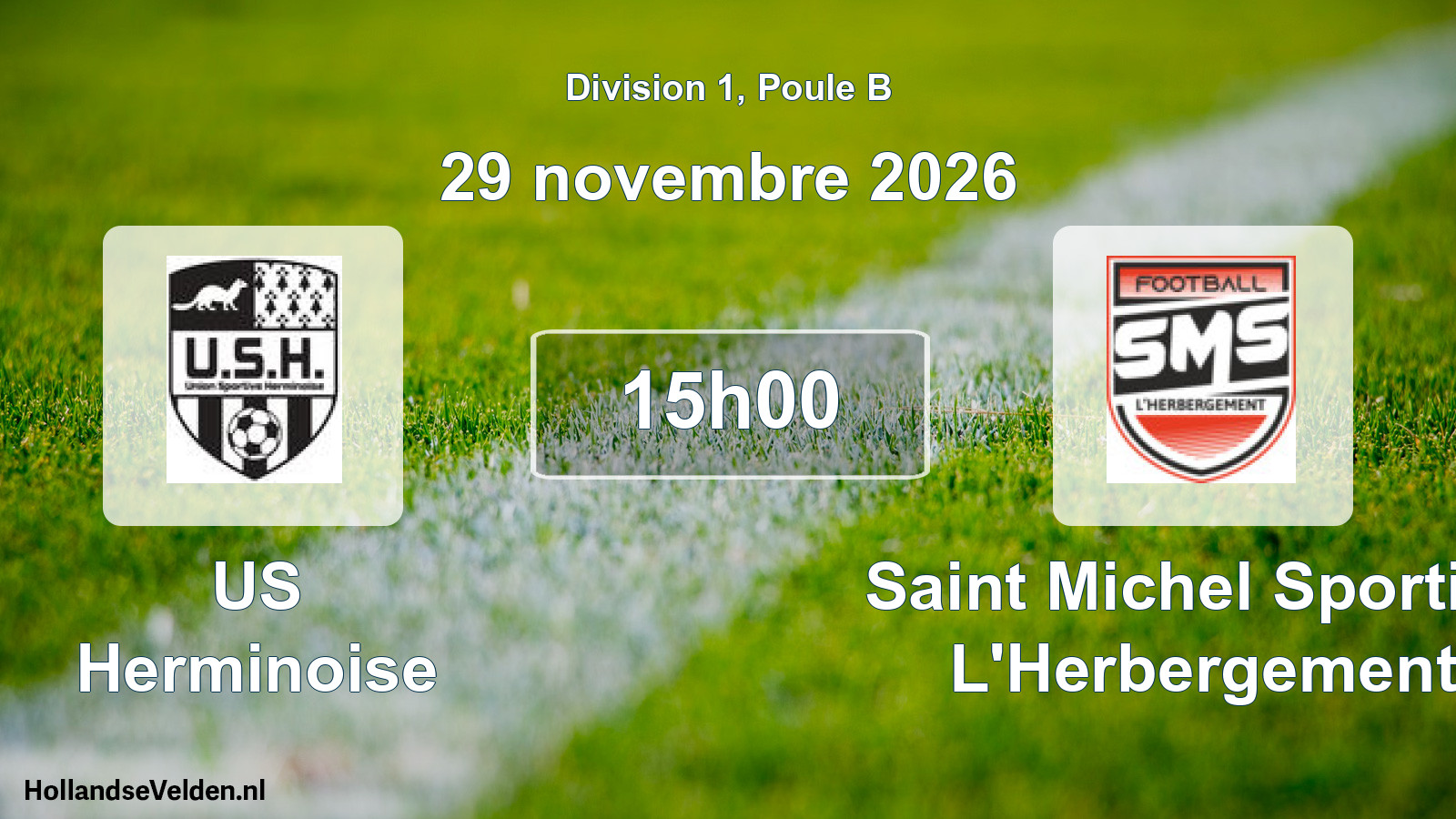 Match programmé: US Herminoise - Saint Michel Sportive L'Herbergement (29 novembre 2026)