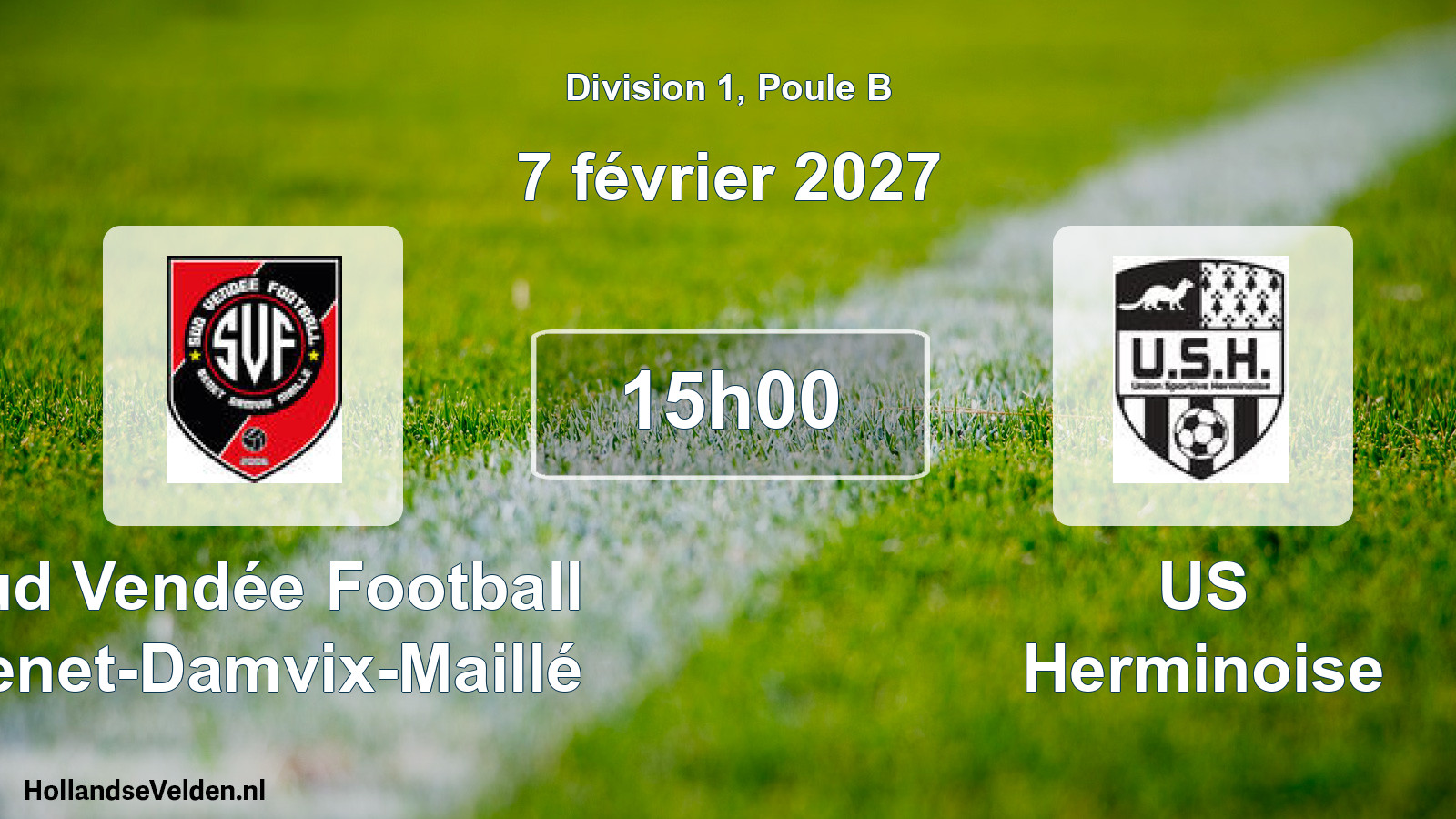Scheduled Match: Sud Vendée Football Benet-Damvix-Maillé - US Herminoise (7 February 2027)