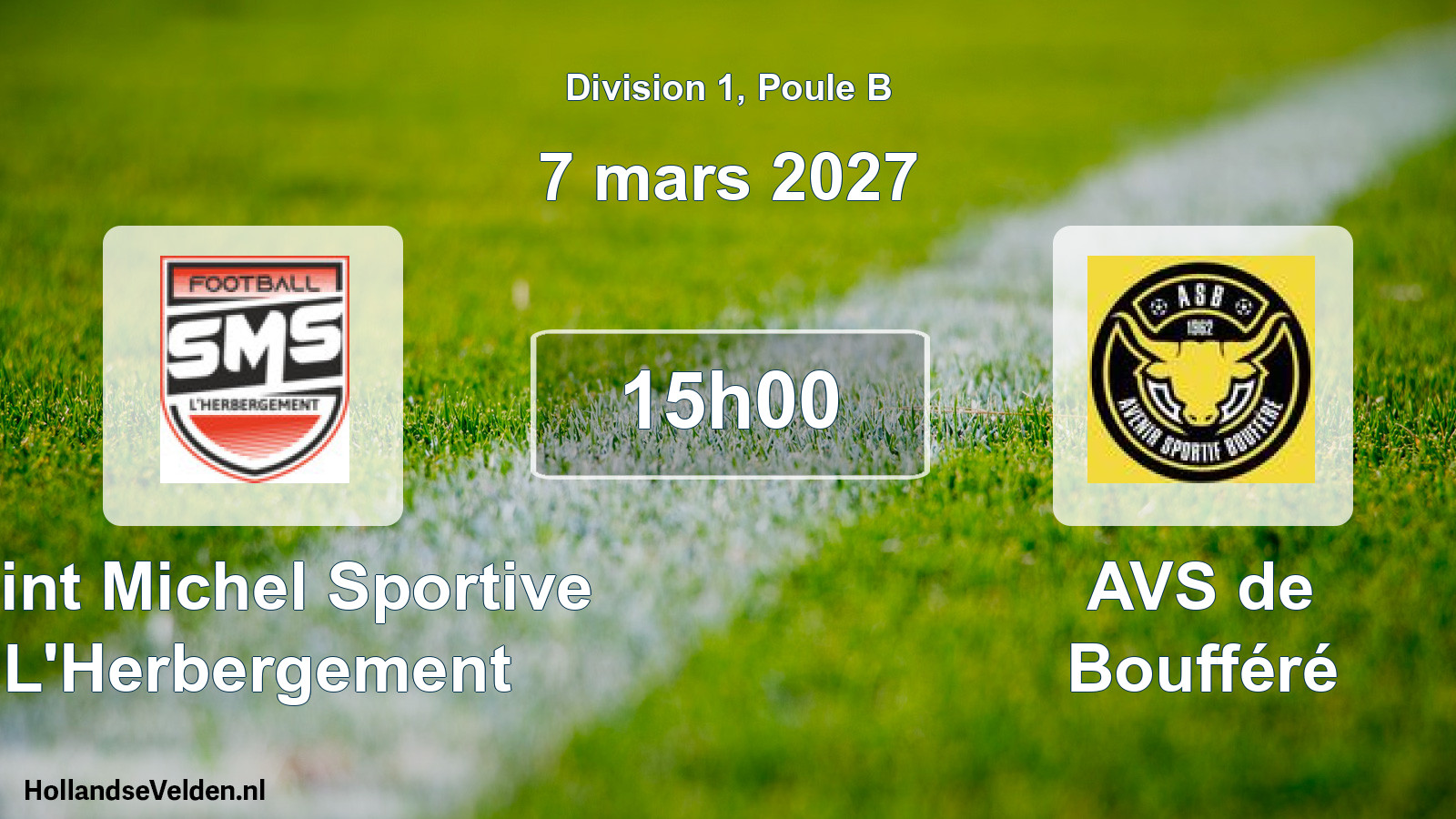 Match programmé: Saint Michel Sportive L'Herbergement - AVS de Boufféré (7 mars 2027)