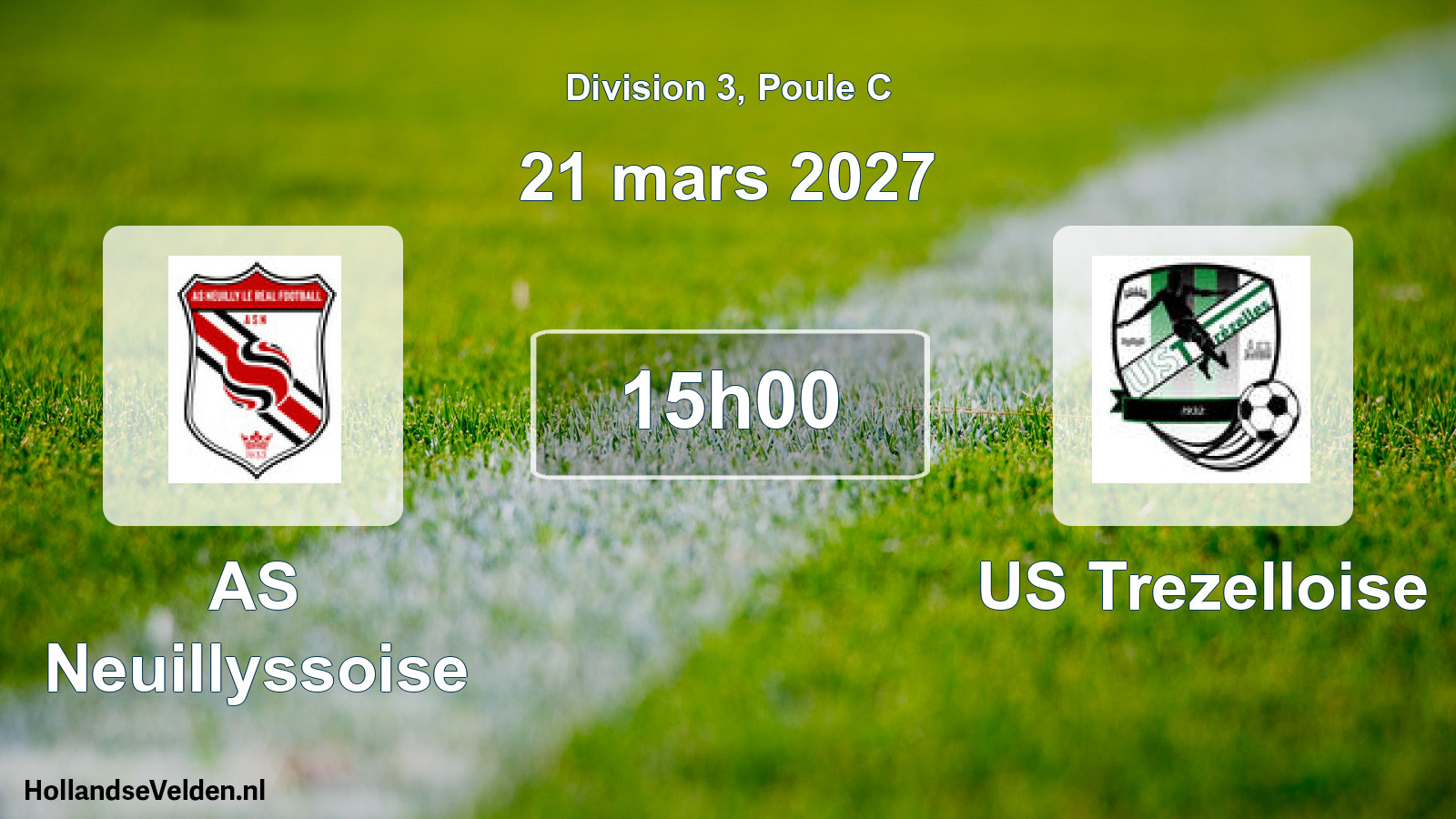 Match programmé: AS Neuillyssoise - US Trezelloise (21 mars 2027)