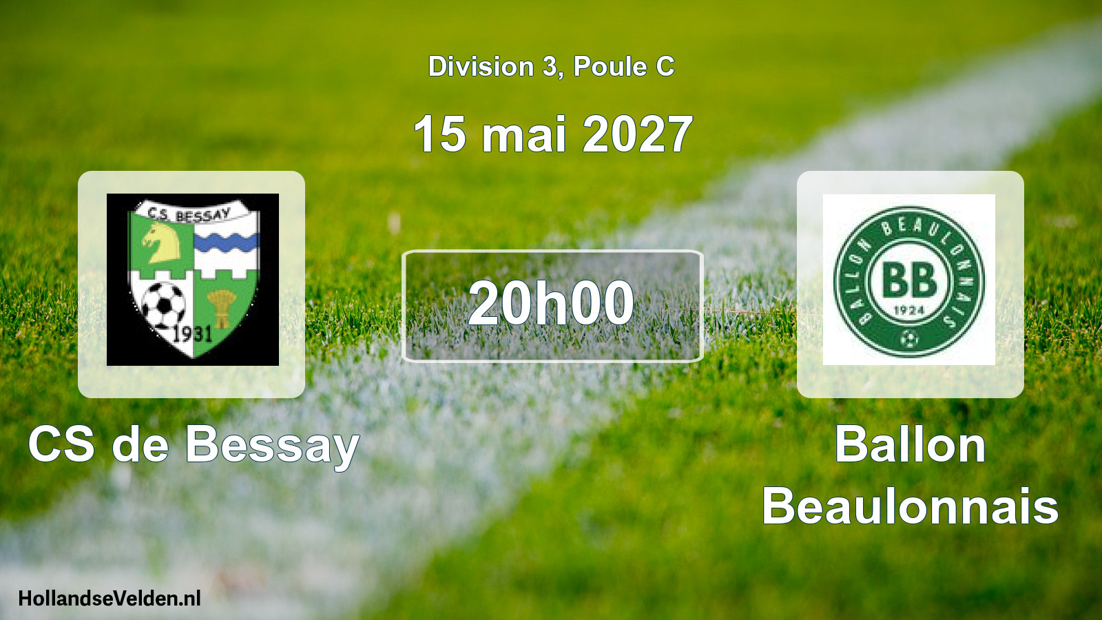 Match programmé: CS de Bessay - Ballon Beaulonnais (15 mai 2027)