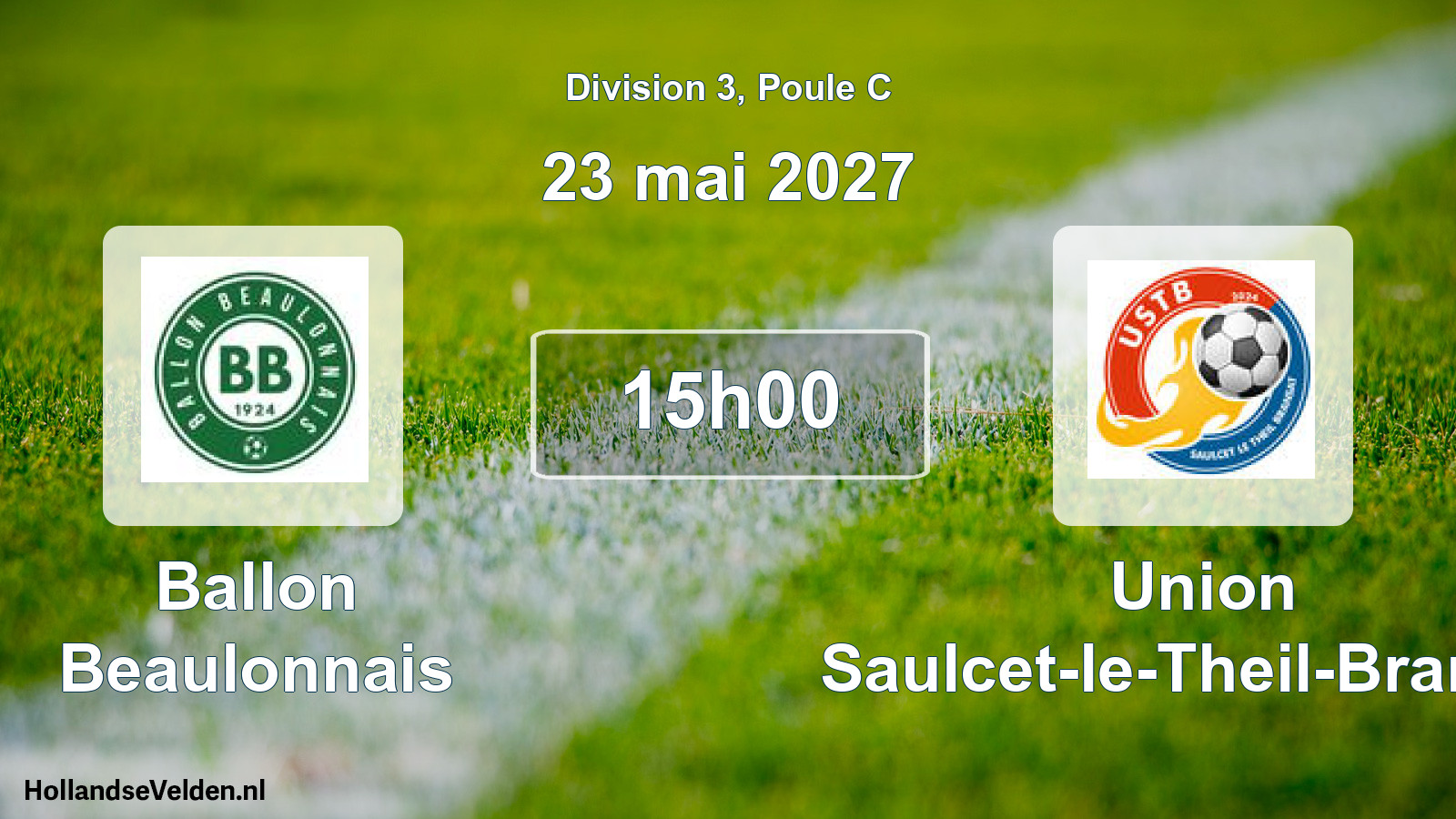 Match programmé: Ballon Beaulonnais - Union Saulcet-le-Theil-Bransat (23 mai 2027)