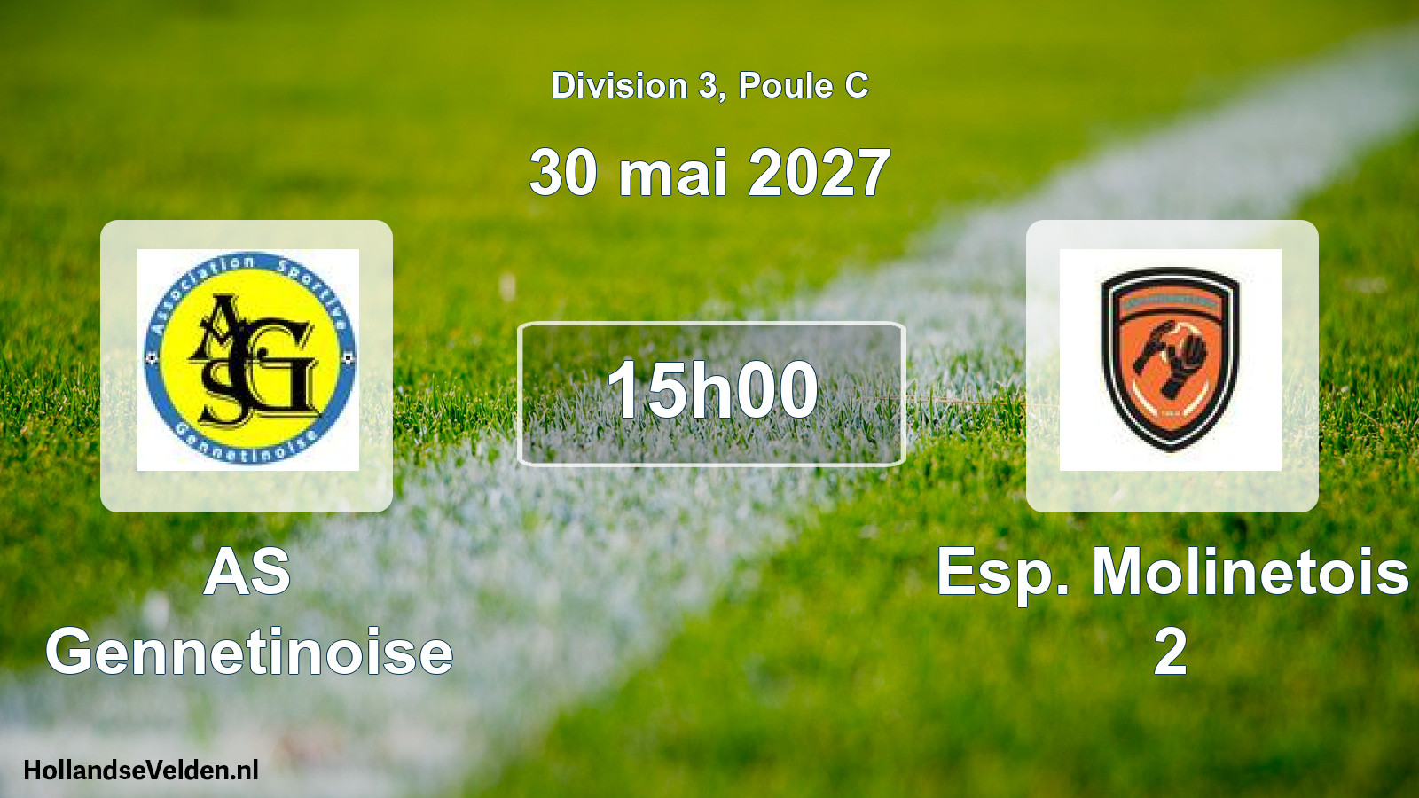 Scheduled Match: AS Gennetinoise - Esp. Molinetois 2 (30 May 2027)