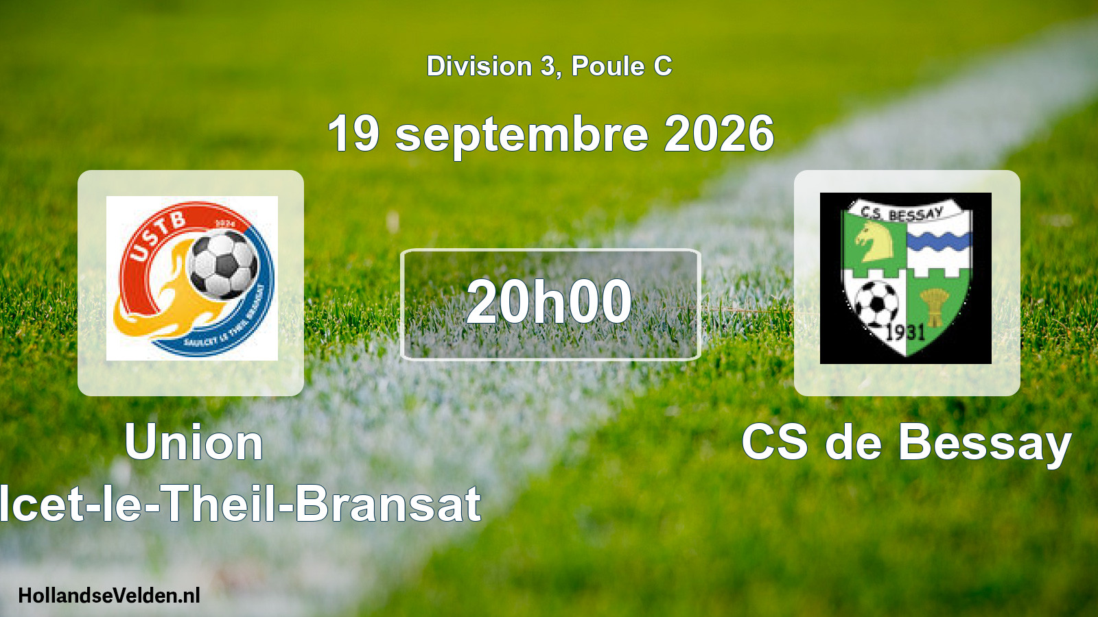 Match programmé: Union Saulcet-le-Theil-Bransat - CS de Bessay (19 septembre 2026)