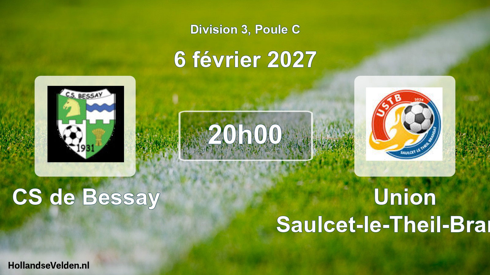 Match programmé: CS de Bessay - Union Saulcet-le-Theil-Bransat (6 février 2027)