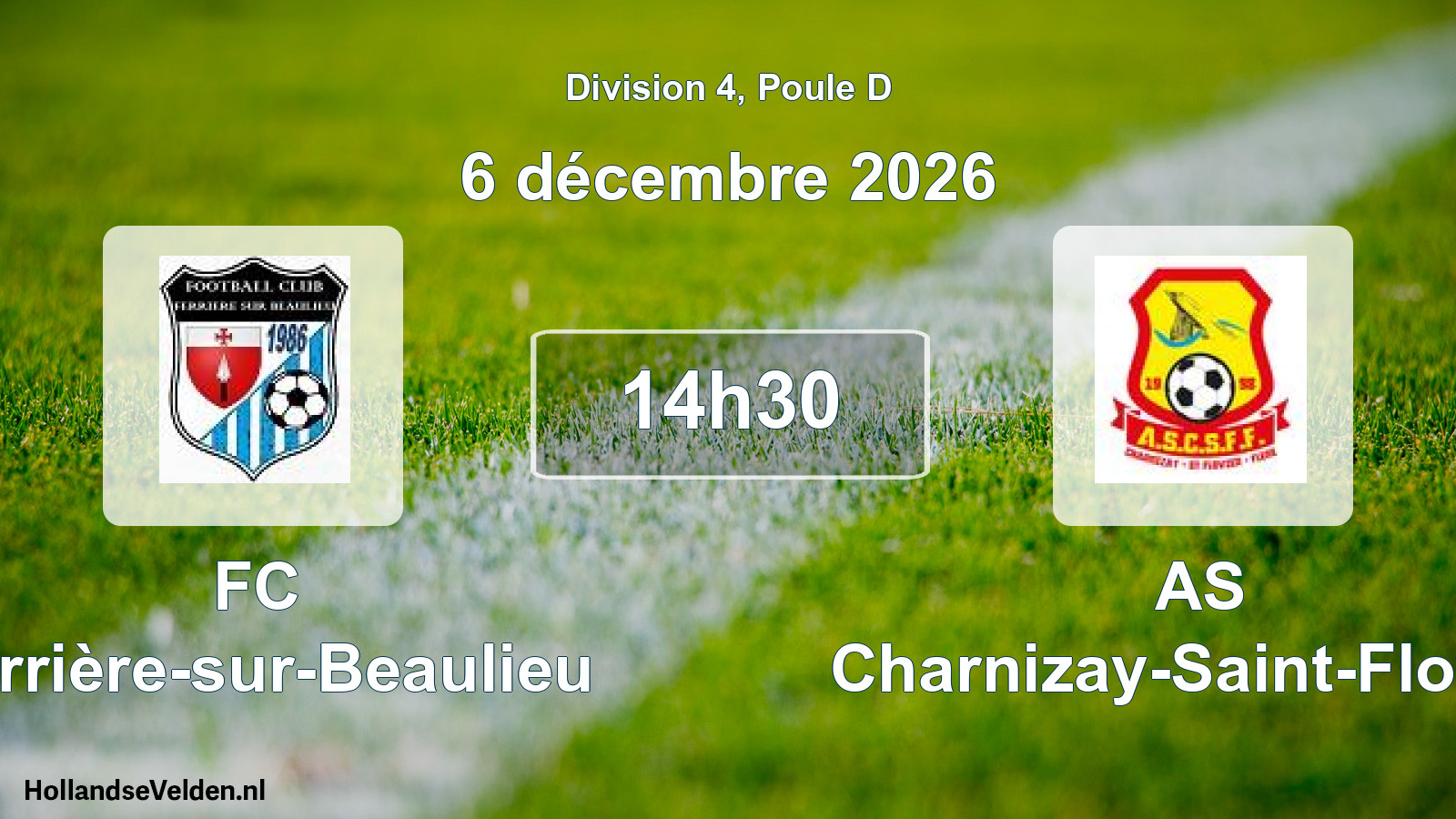 Scheduled Match: FC Ferrière-sur-Beaulieu - AS Charnizay-Saint-Flovier (6 December 2026)