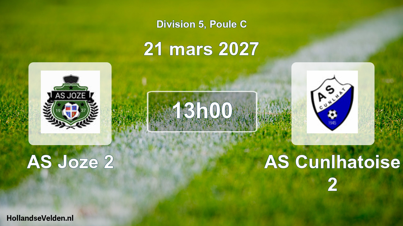 Scheduled Match: AS Joze 2 - AS Cunlhatoise 2 (21 March 2027)